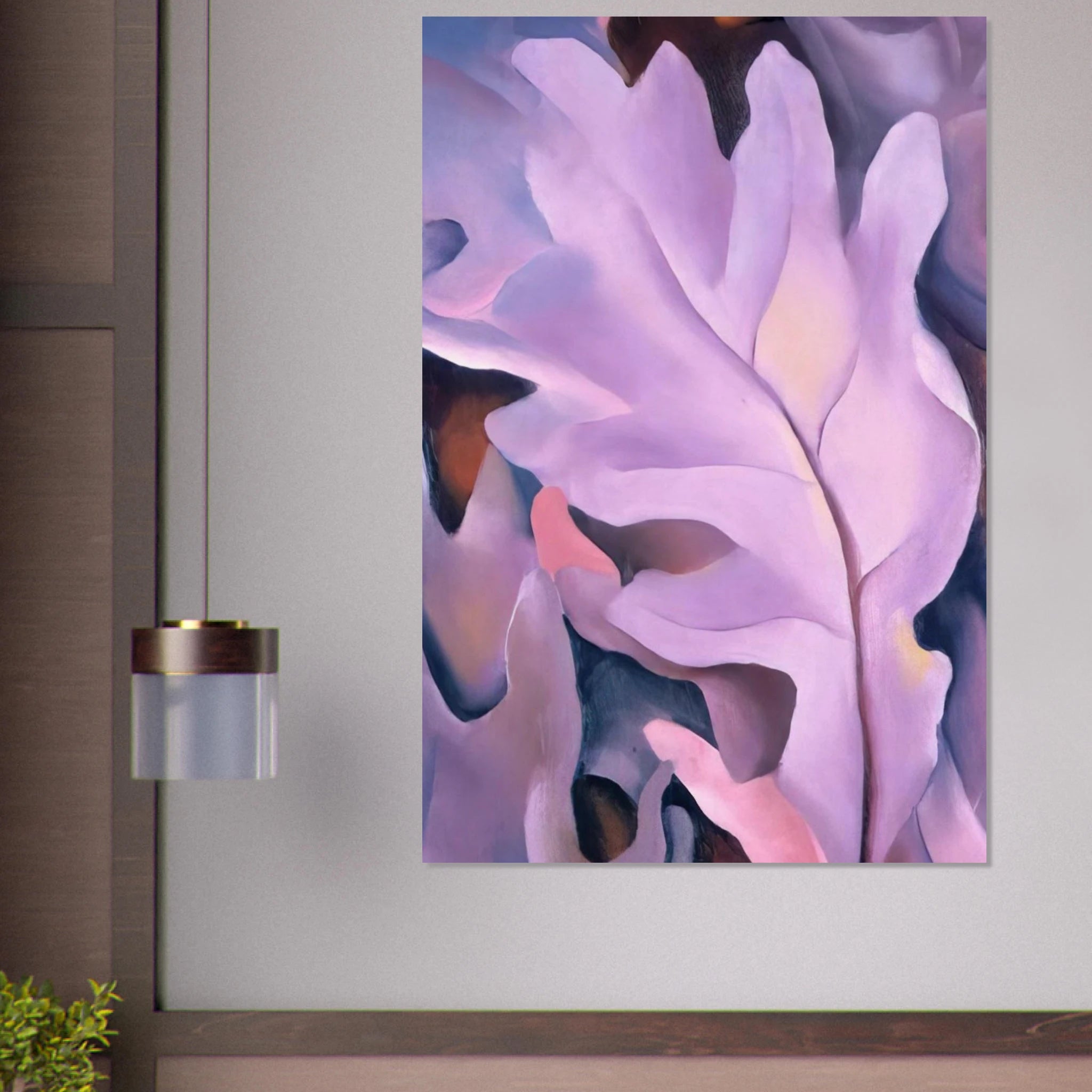 Purple Leaves Poster | Georgia O'Keeffe Poster | Georgia O Keeffe Prints