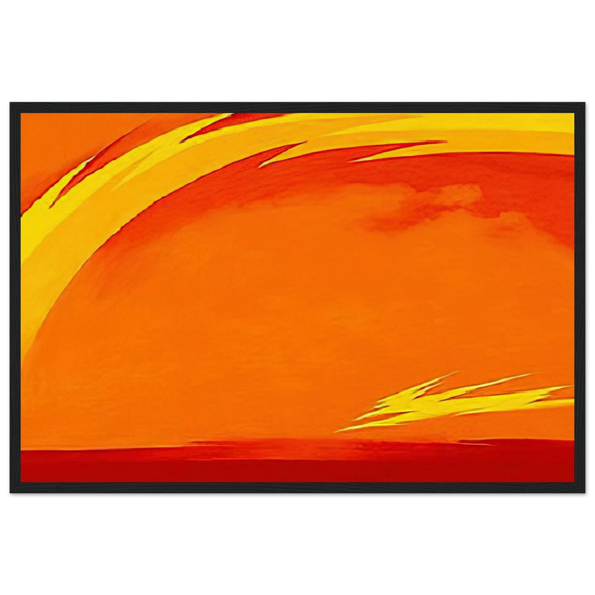 From the Plains II Framed Poster | Georgia O'Keeffe Framed Prints Wall Art | Georgia O Keeffe Prints