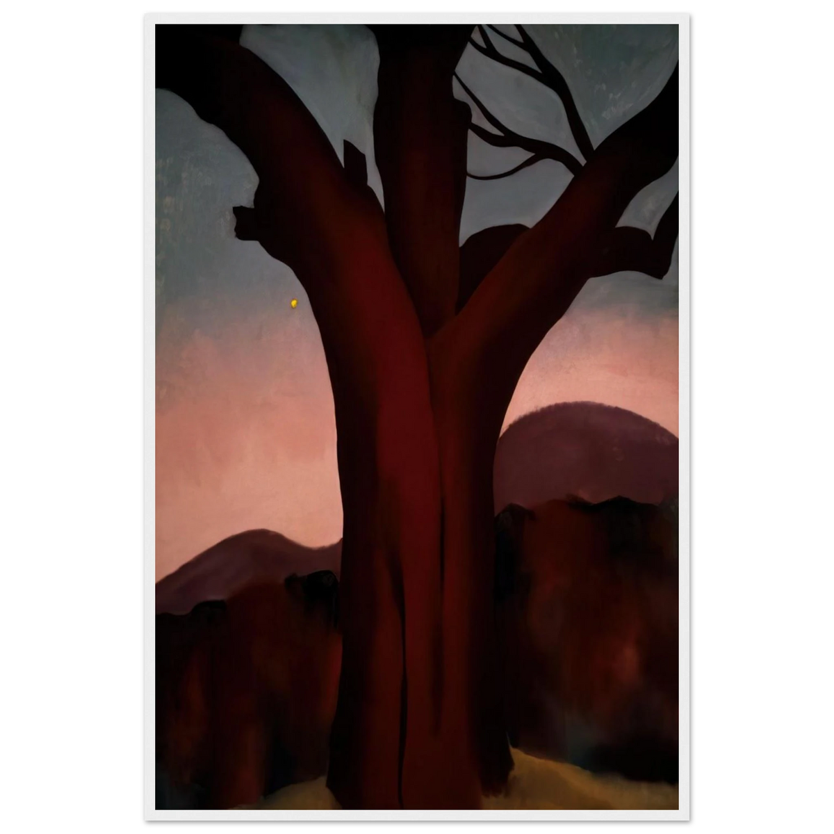 Autumn Trees - Chestnut Tree Framed Poster | Georgia O'Keeffe Framed Prints Wall Art | Georgia O Keeffe Prints