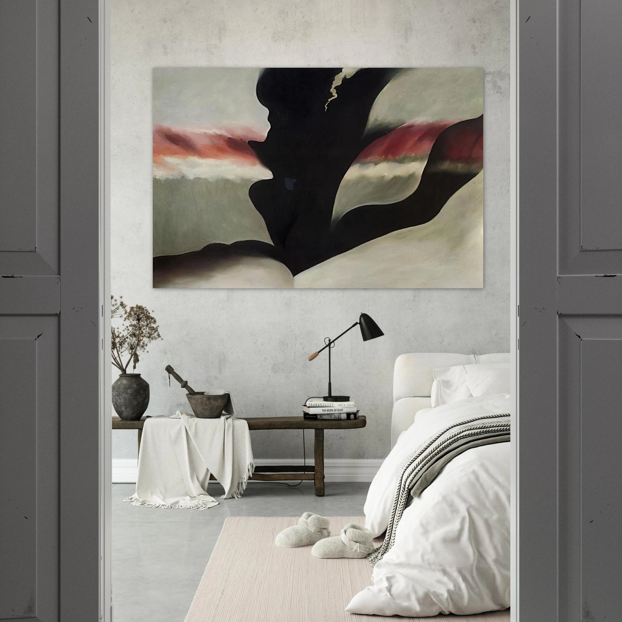 Black Place Green Poster | Georgia O'Keeffe Poster | Georgia O Keeffe Prints