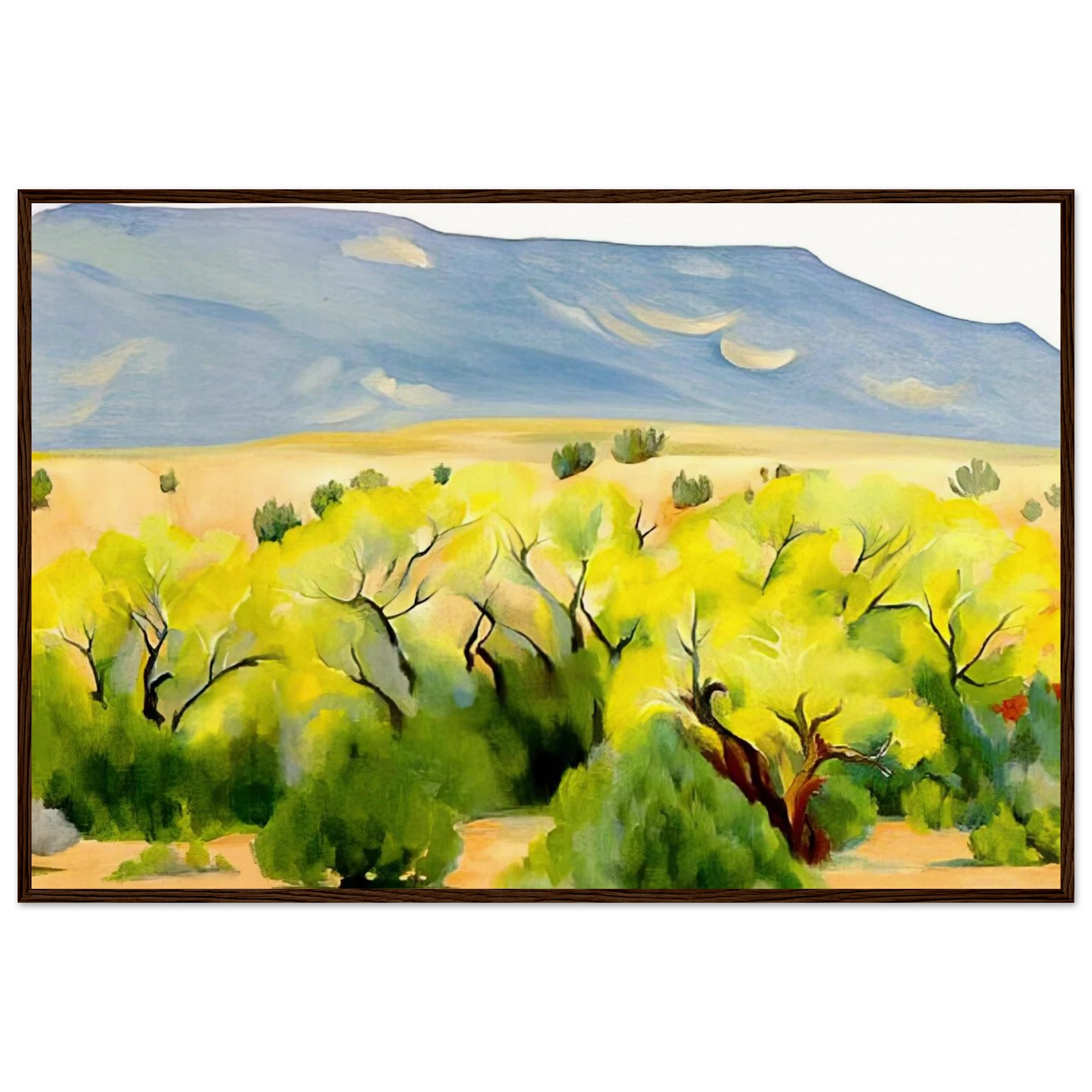 Cottonwood III Framed Poster | Georgia O'Keeffe Framed Prints Wall Art | Georgia O Keeffe Prints