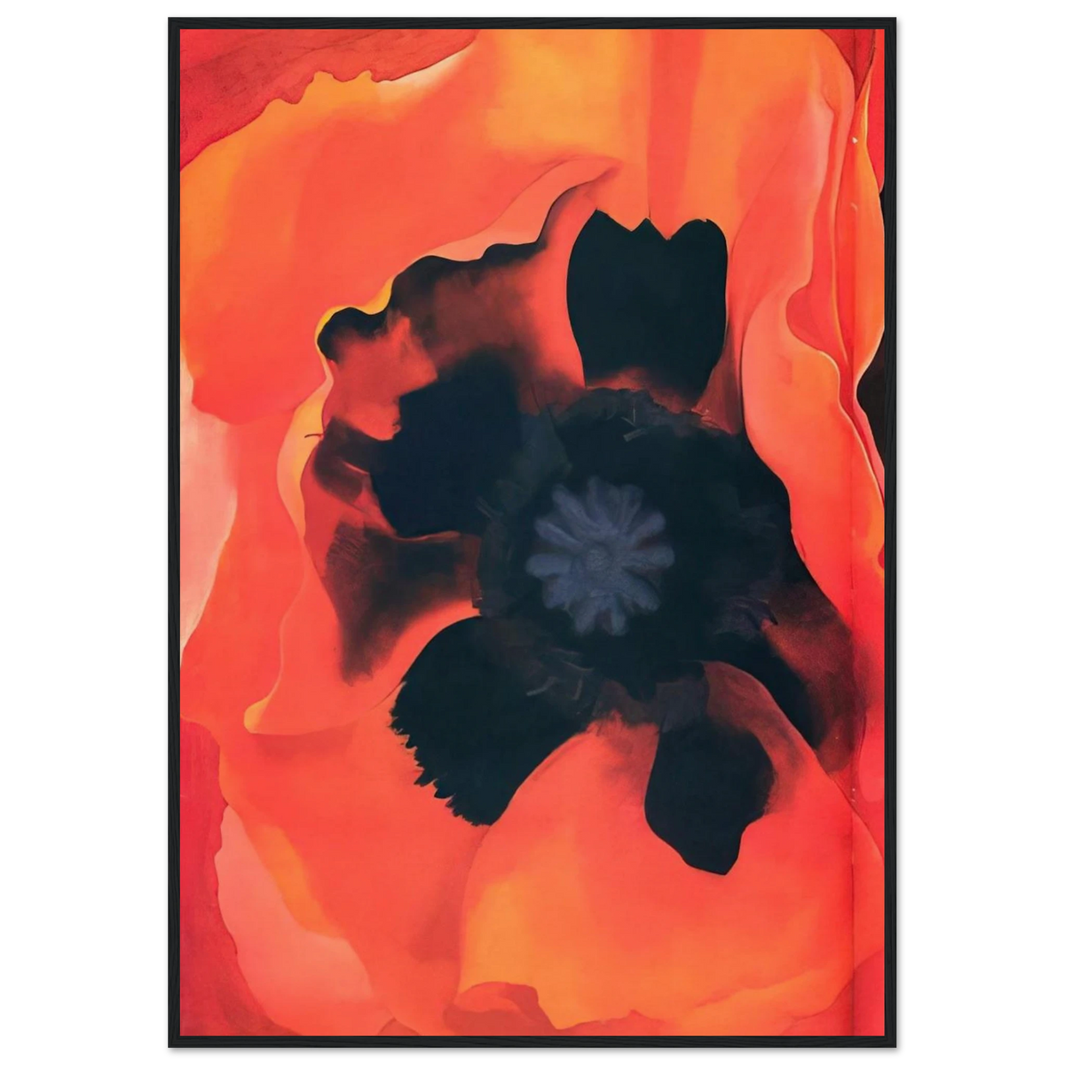 Poppy 2 Framed Poster | Georgia O'Keeffe Framed Prints Wall Art | Georgia O Keeffe Prints