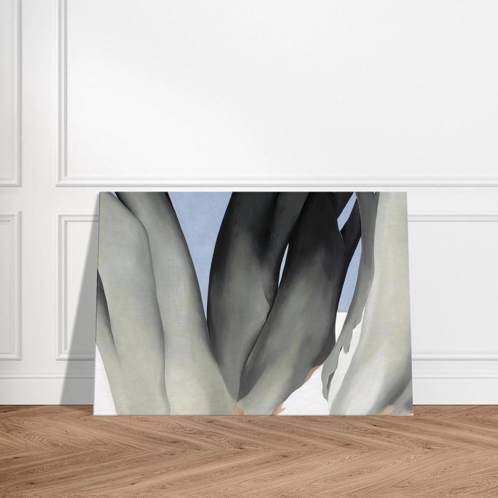 Bare Tree Trunks with Snow Canvas | Georgia O'Keeffe Canvas | Georgia O Keeffe Prints