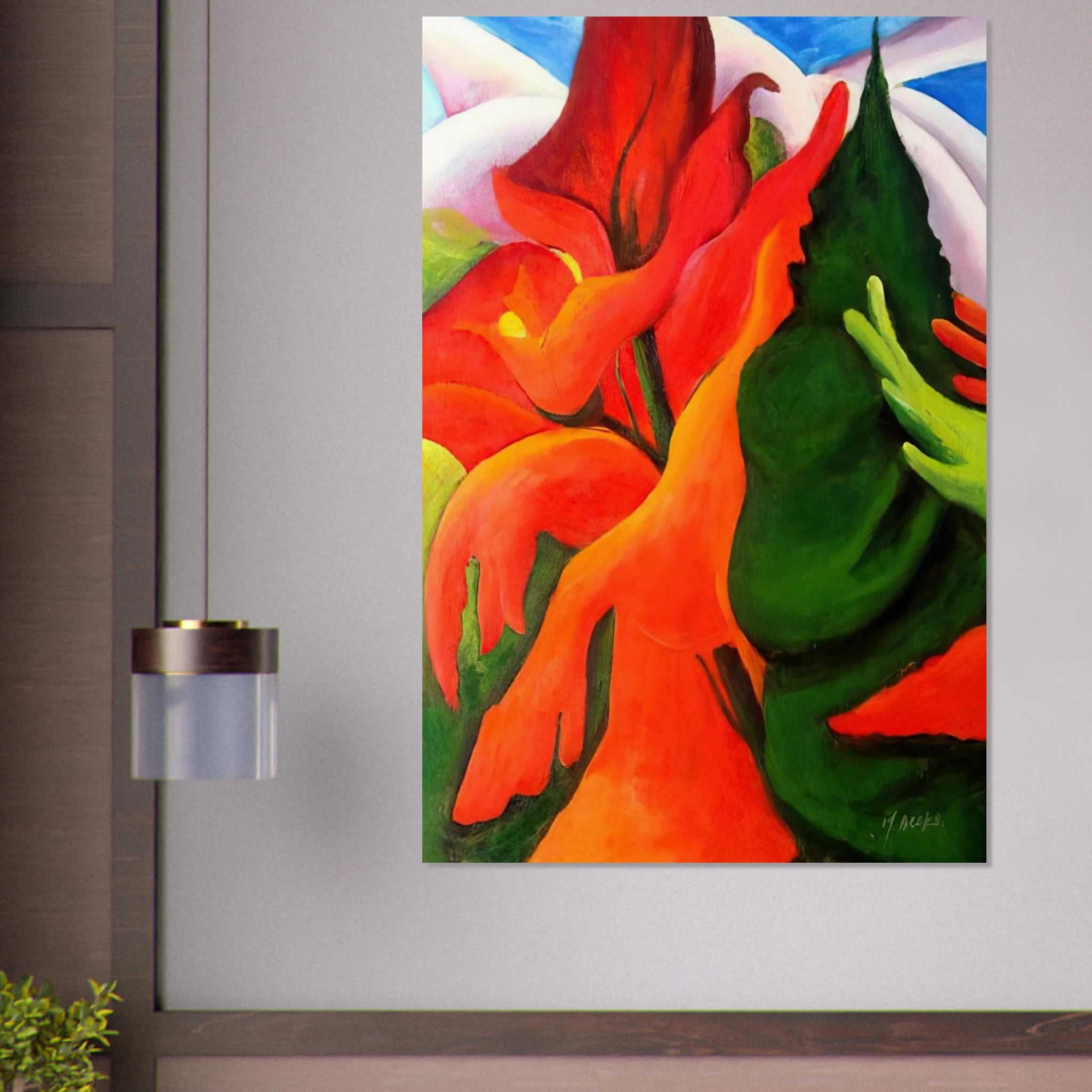 Melting Volcano Poster | Georgia O'Keeffe Poster | Georgia O Keeffe Prints