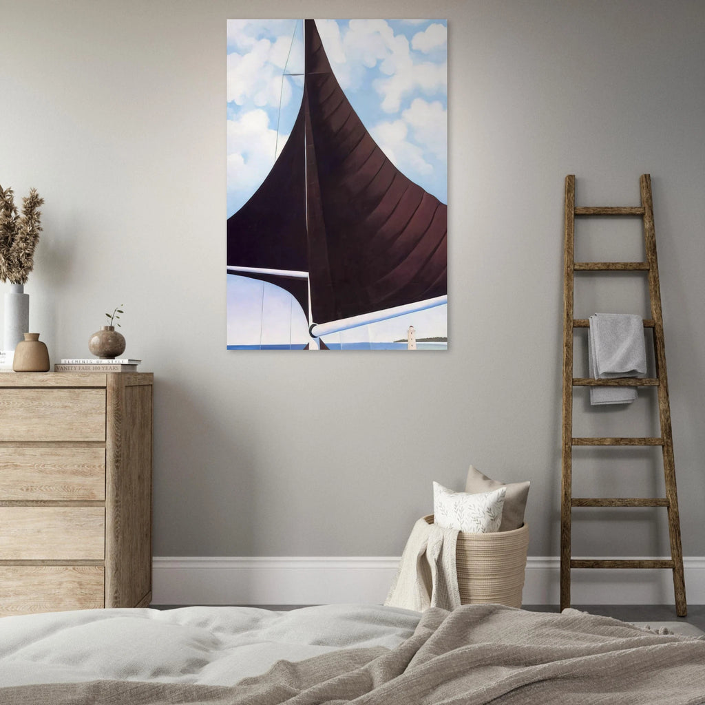 Brown Sail, Wing on Wing, Nassau Poster | Georgia O'Keeffe Poster | Georgia O Keeffe Prints