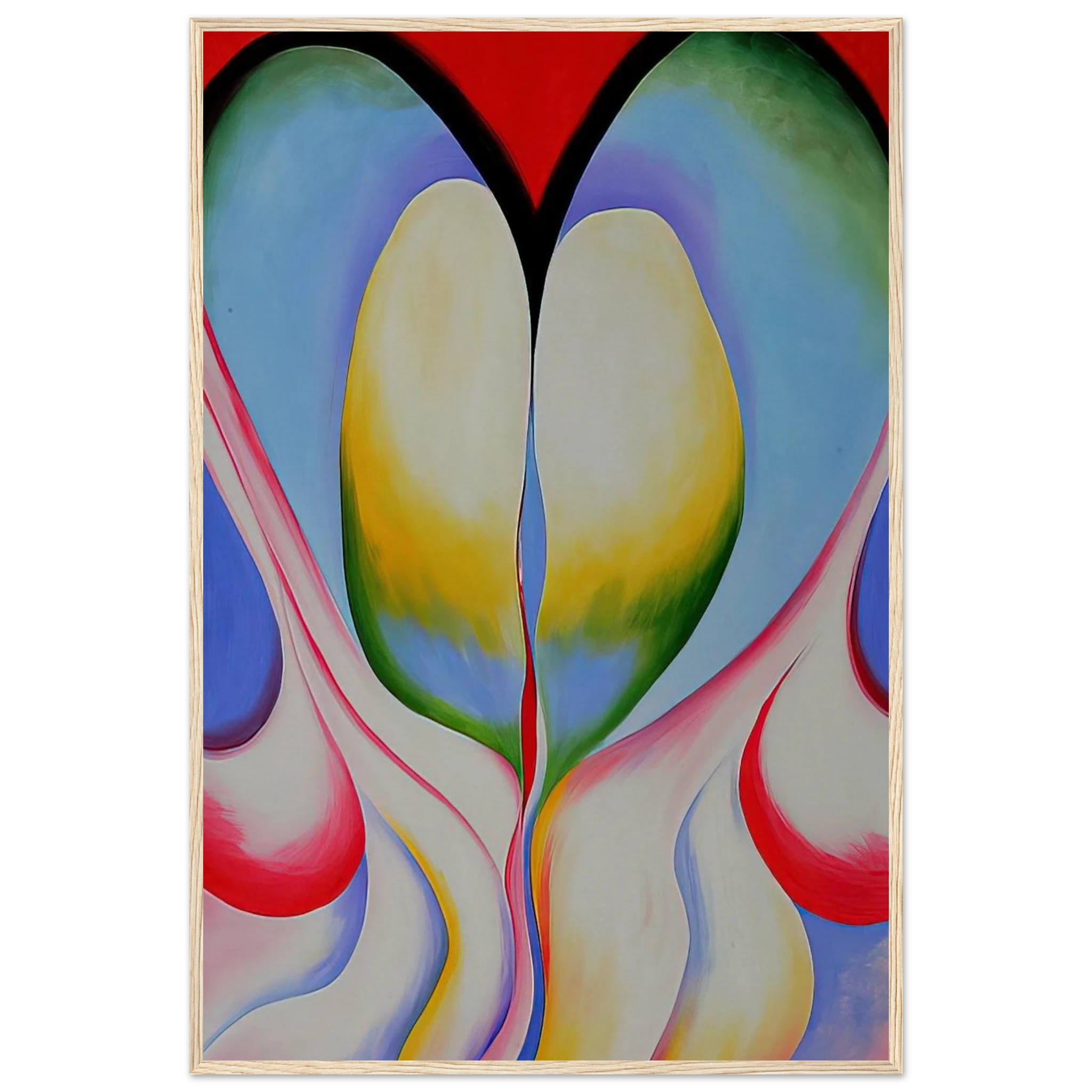 Series 1, No. 8 Framed Poster | Georgia O'Keeffe Framed Prints Wall Art | Georgia O Keeffe Prints