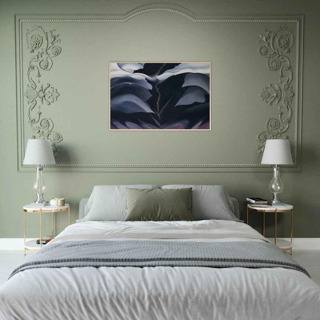 Black Place II Framed Poster | Georgia O'Keeffe Framed Prints Wall Art | Georgia O Keeffe Prints