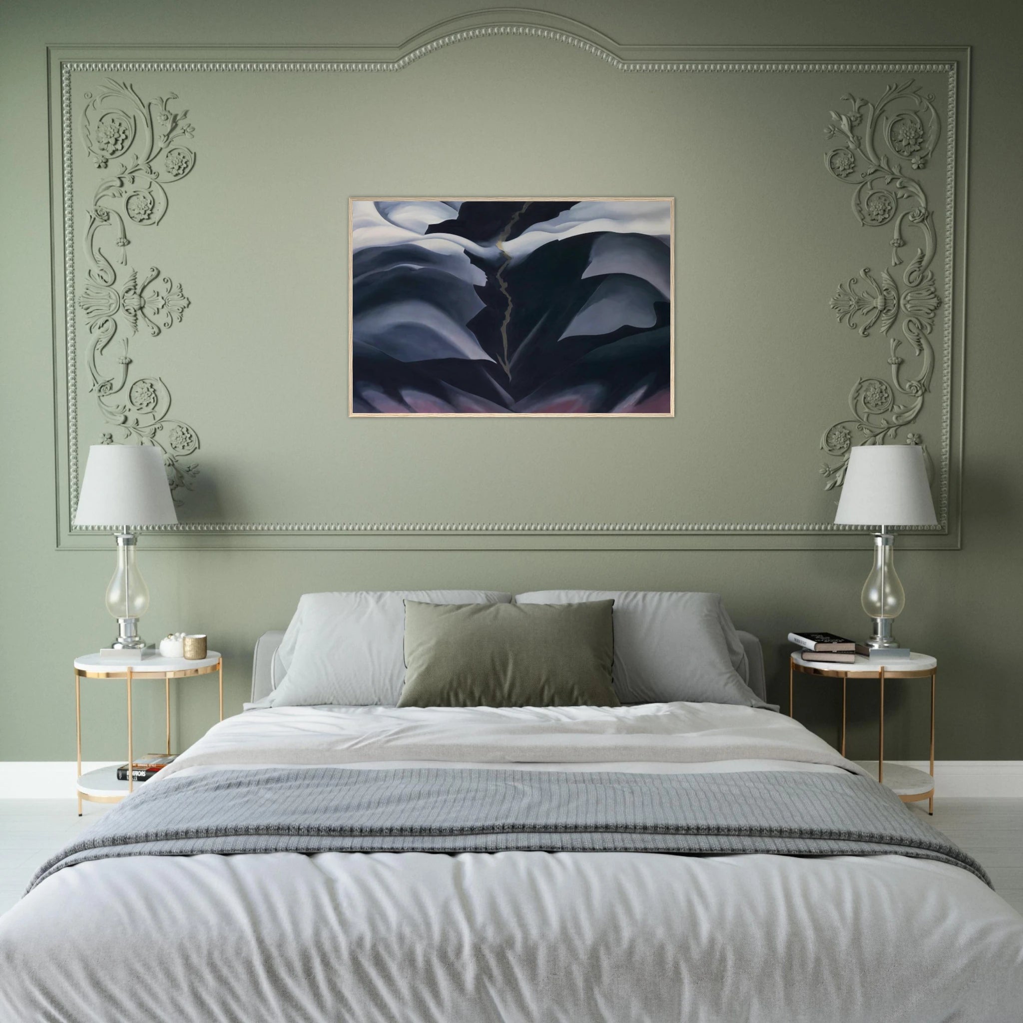 Black Place II Framed Poster | Georgia O'Keeffe Framed Prints Wall Art | Georgia O Keeffe Prints
