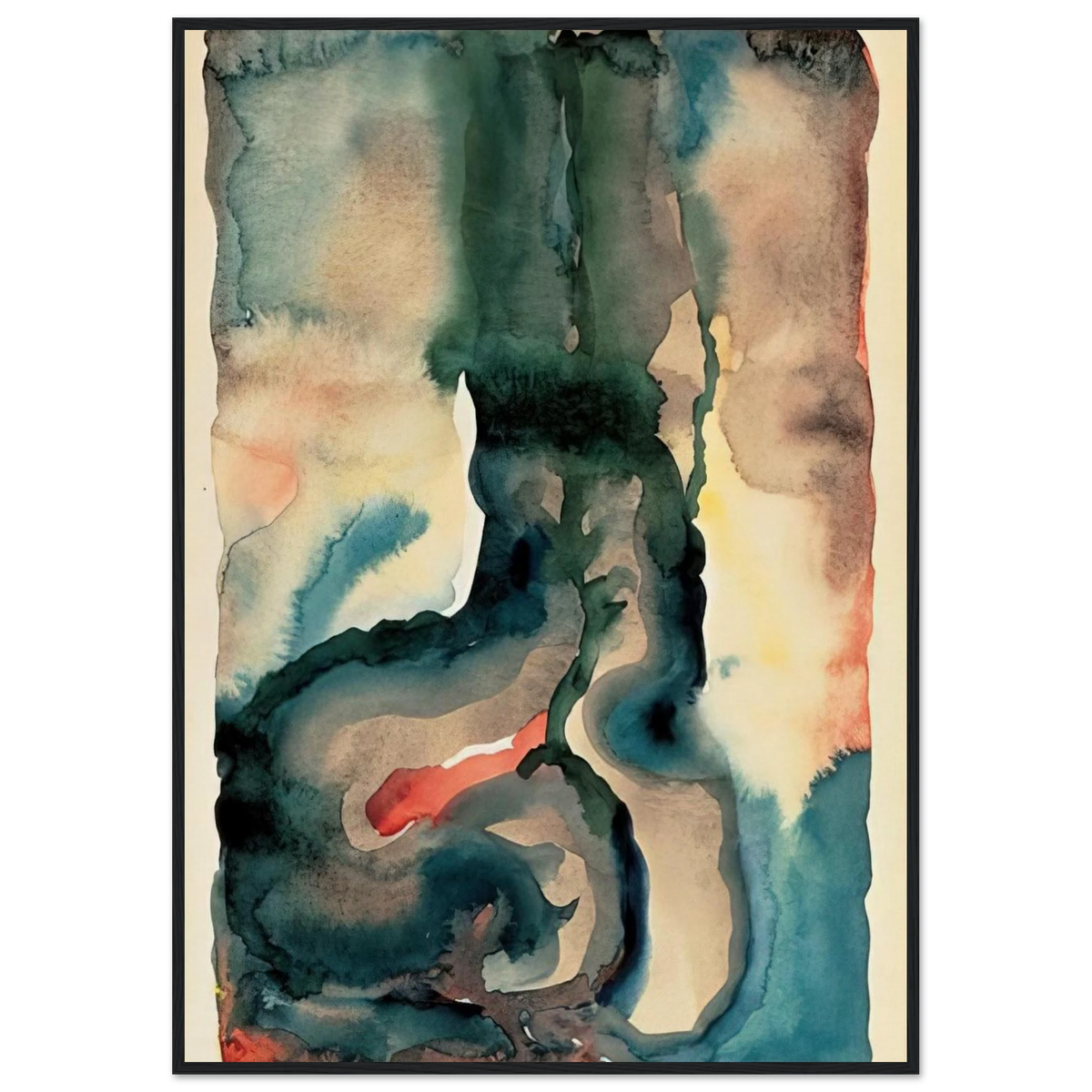 Portrait No. III Framed Poster | Georgia O'Keeffe Framed Prints Wall Art | Georgia O Keeffe Prints