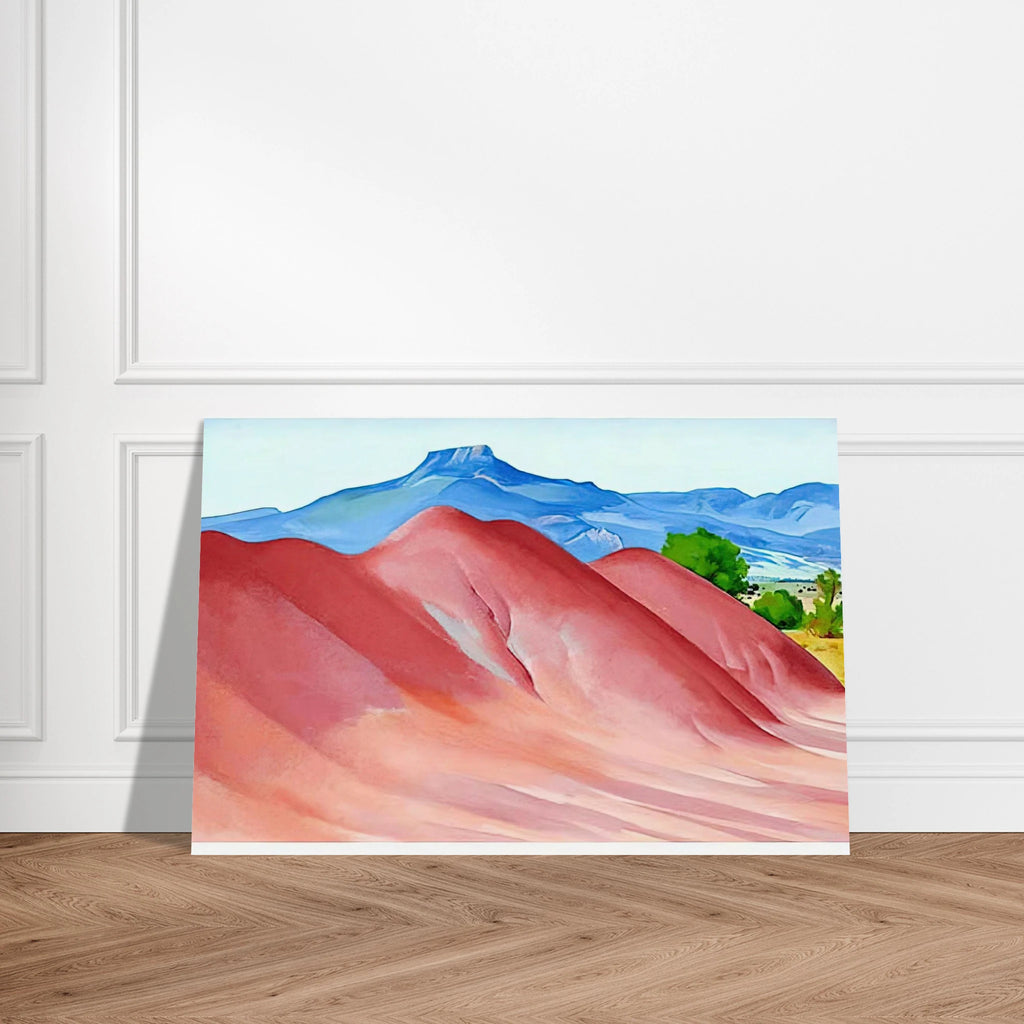 Red Hills and Pedernal Poster | Georgia O'Keeffe Poster | Georgia O Keeffe Prints
