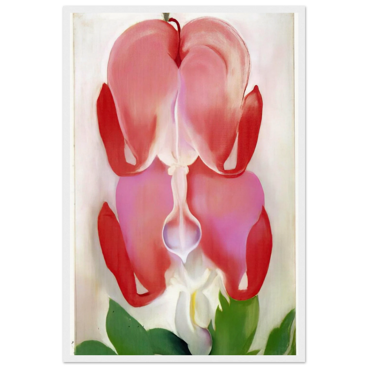 Bleeding Heart Framed Poster | Georgia O'Keeffe Framed Prints Wall Art | Georgia O Keeffe Prints