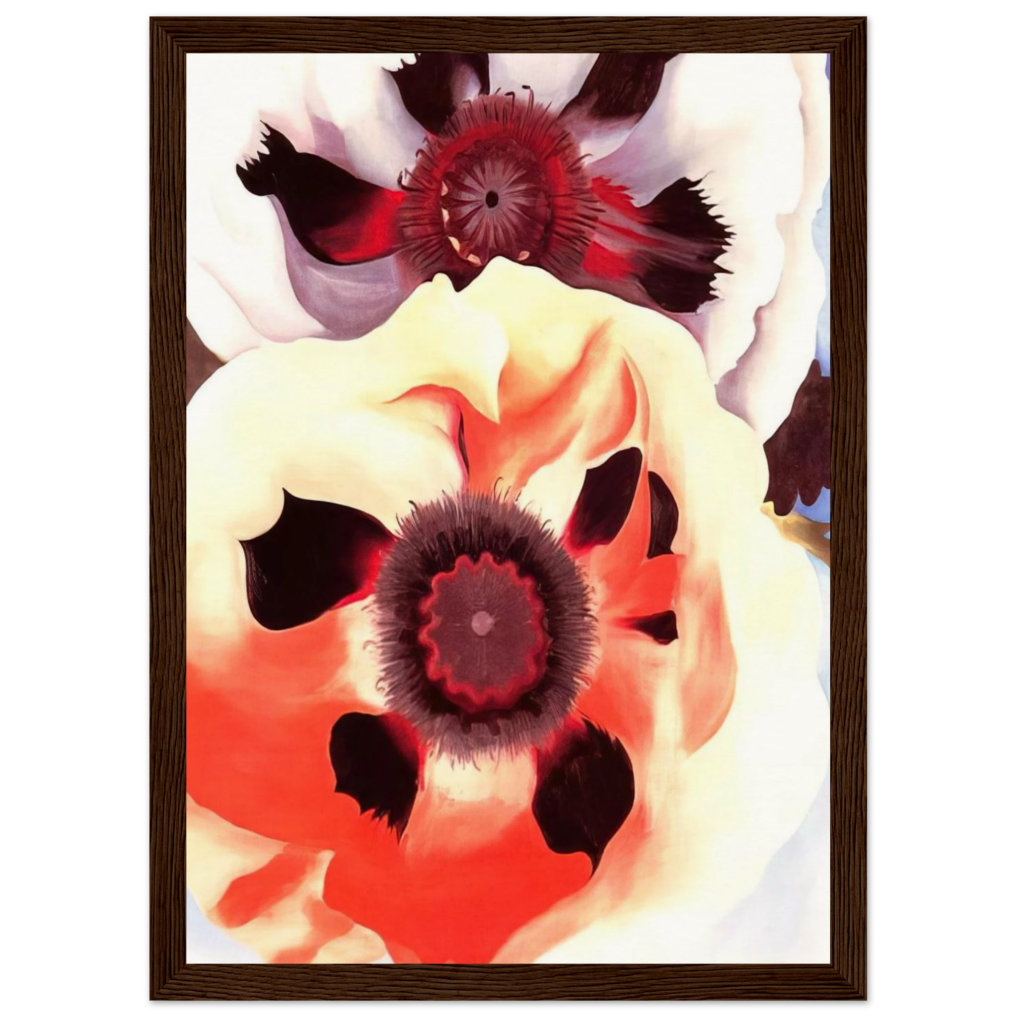 Poppies Framed Poster | Georgia O'Keeffe Framed Prints Wall Art | Georgia O Keeffe Prints