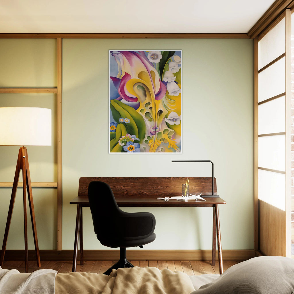 From the Old Garden No 2 Framed Poster | Georgia O'Keeffe Framed Prints Wall Art | Georgia O Keeffe Prints