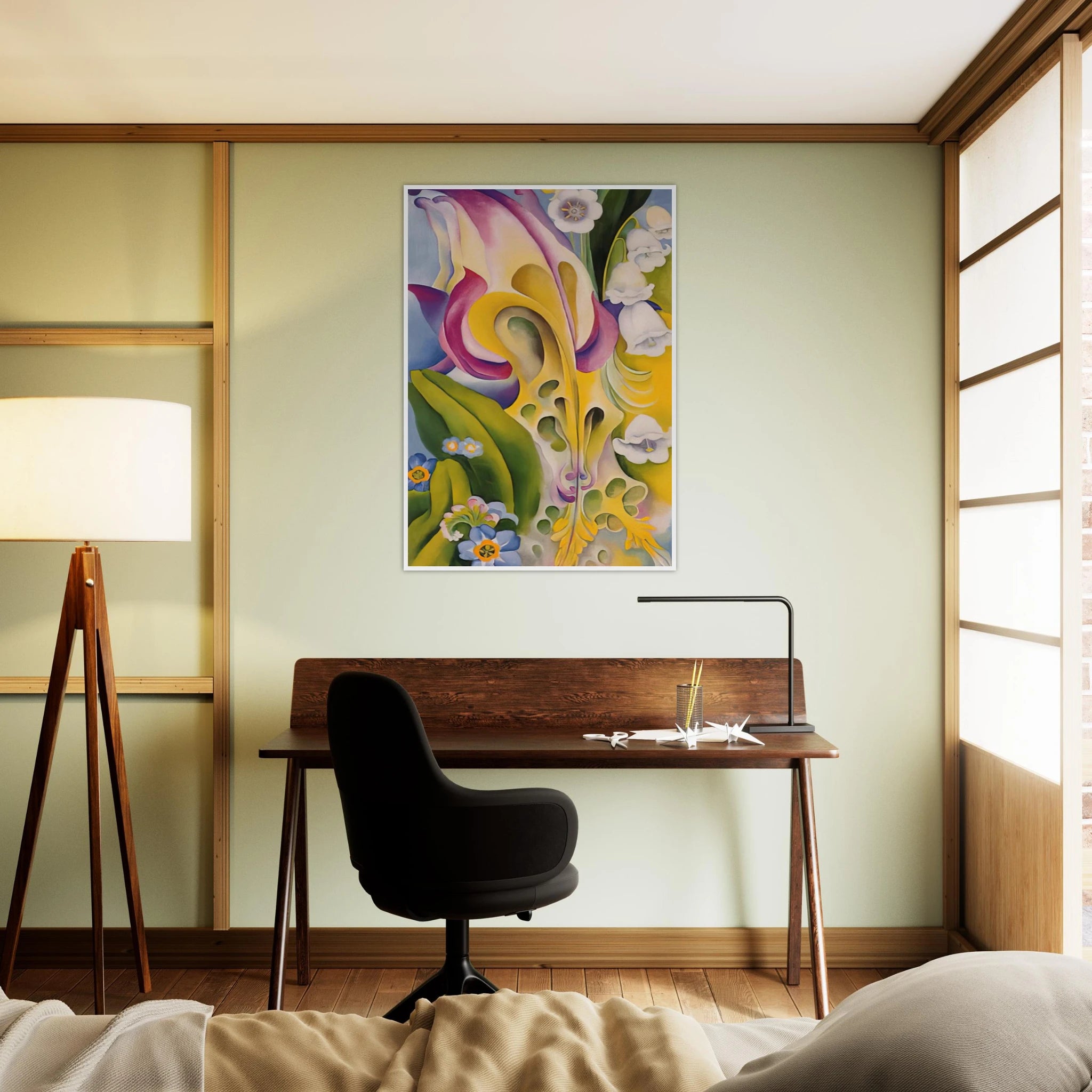 From the Old Garden No 2 Framed Poster | Georgia O'Keeffe Framed Prints Wall Art | Georgia O Keeffe Prints