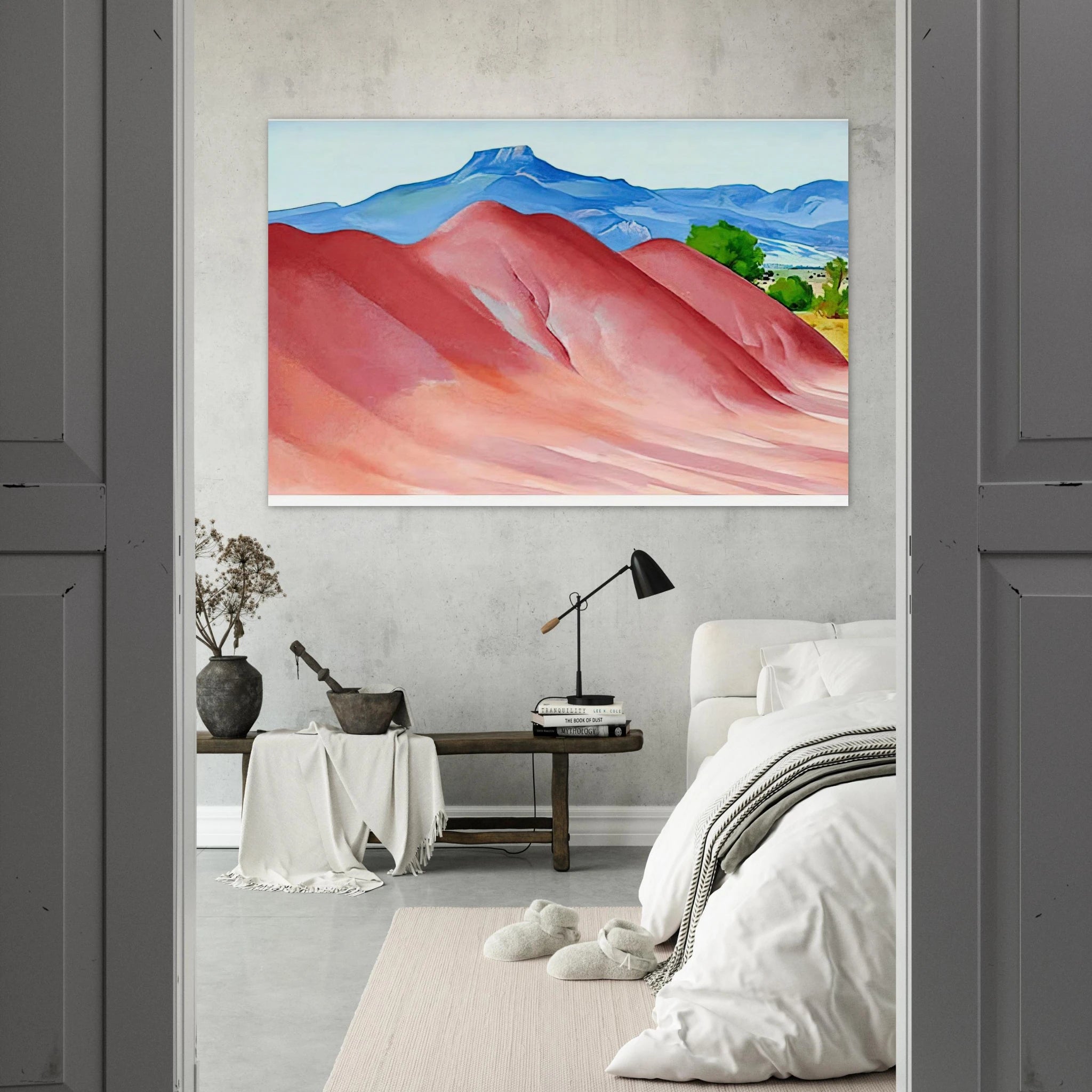 Red Hills and Pedernal Poster | Georgia O'Keeffe Poster | Georgia O Keeffe Prints