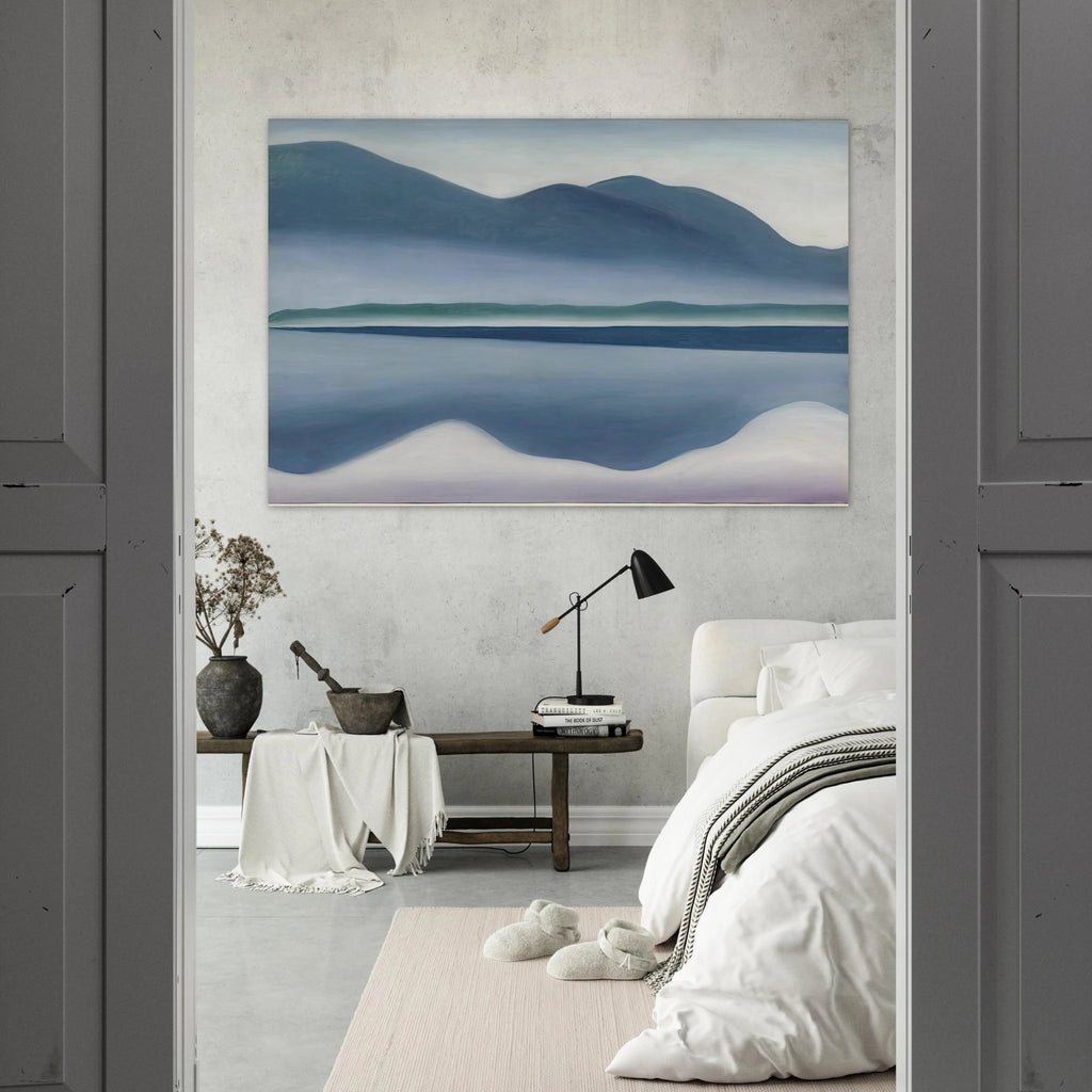 Lake George  formerly Reflection Seascape  Poster | Georgia O'Keeffe Poster | Georgia O Keeffe Prints