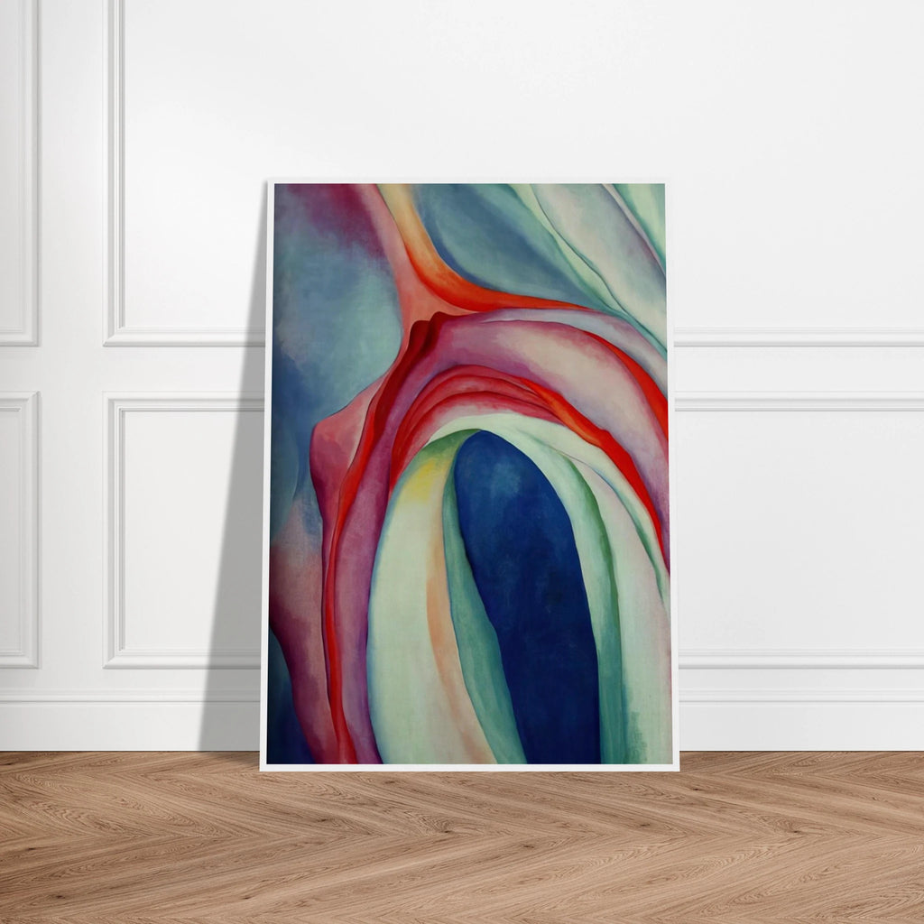 Music Pink and Blue II Framed Poster | Georgia O'Keeffe Framed Prints Wall Art | Georgia O Keeffe Prints