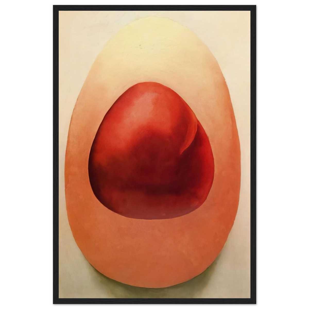 Red and Pink Rocks Framed Poster | Georgia O'Keeffe Framed Prints Wall Art | Georgia O Keeffe Prints