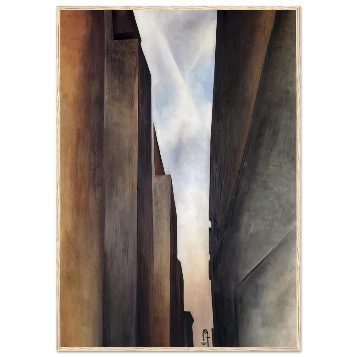 Street of New York II Framed Poster | Georgia O'Keeffe Framed Prints Wall Art | Georgia O Keeffe Prints