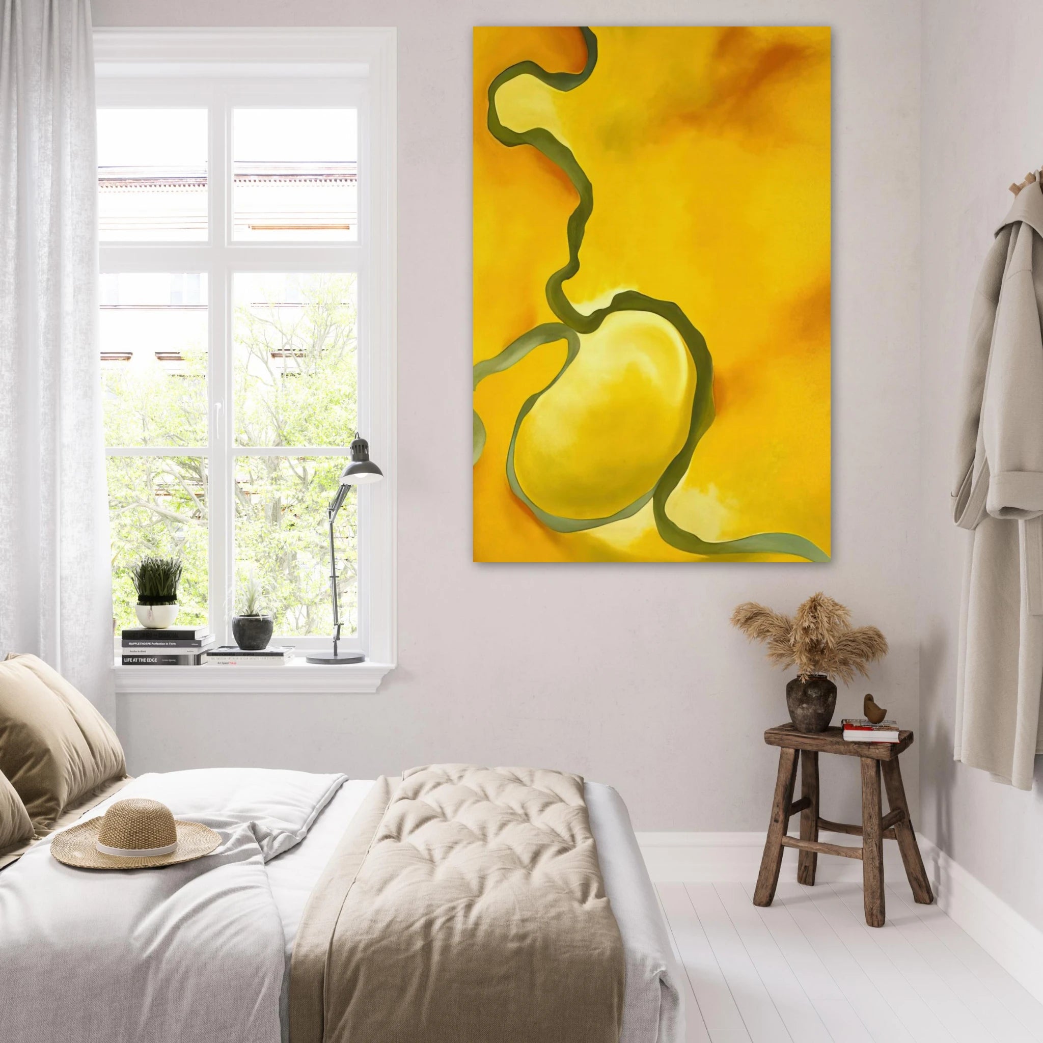 Green, Yellow and Orange Poster | Georgia O'Keeffe Poster | Georgia O Keeffe Prints