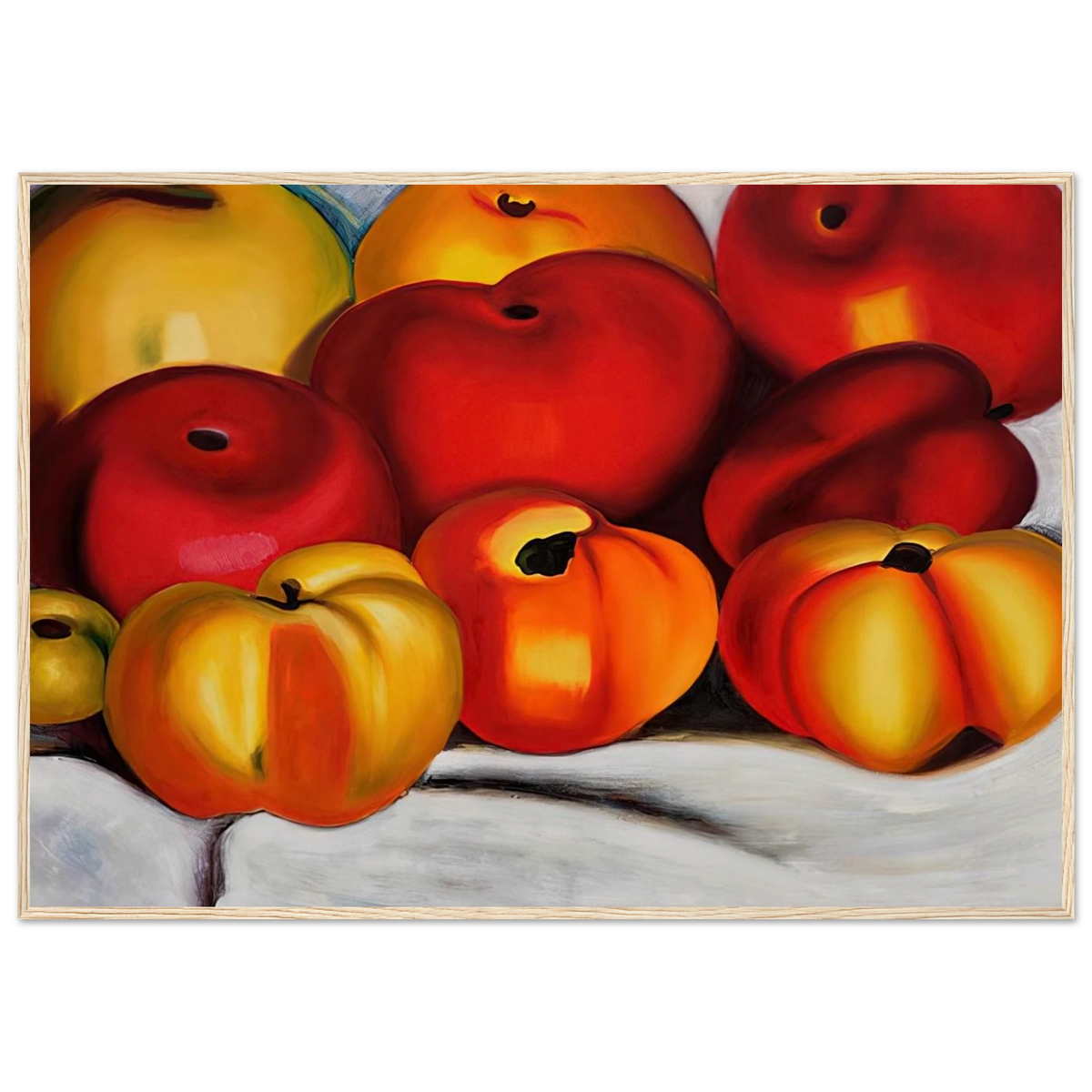 Apple Family II Framed Poster | Georgia O'Keeffe Framed Prints Wall Art | Georgia O Keeffe Prints