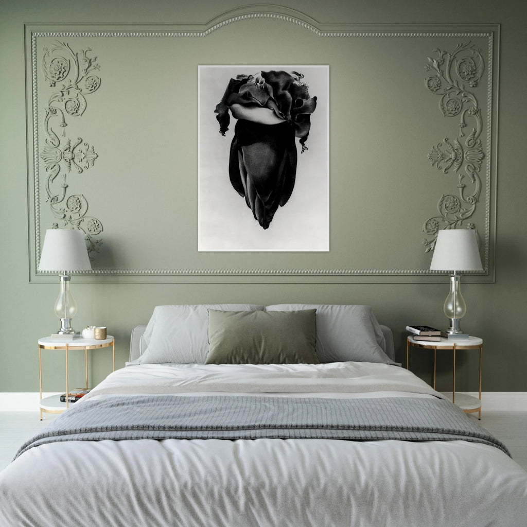 Banana Flower Framed Poster | Georgia O'Keeffe Framed Prints Wall Art | Georgia O Keeffe Prints