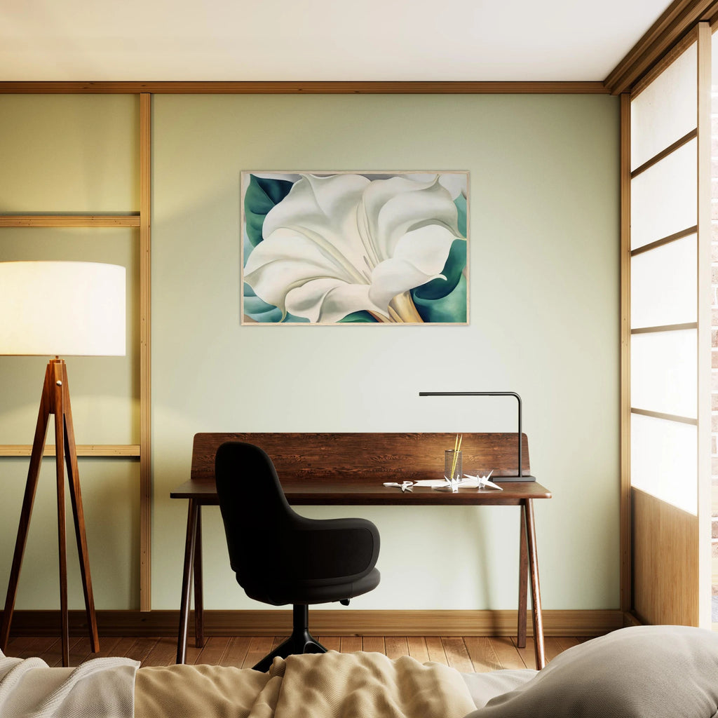 Jimson Weed 2 Framed Poster | Georgia O'Keeffe Framed Prints Wall Art | Georgia O Keeffe Prints