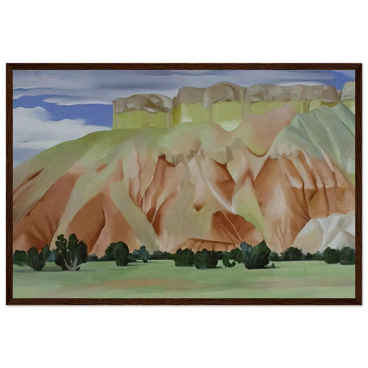 My Backyard Framed Poster | Georgia O'Keeffe Framed Prints Wall Art | Georgia O Keeffe Prints