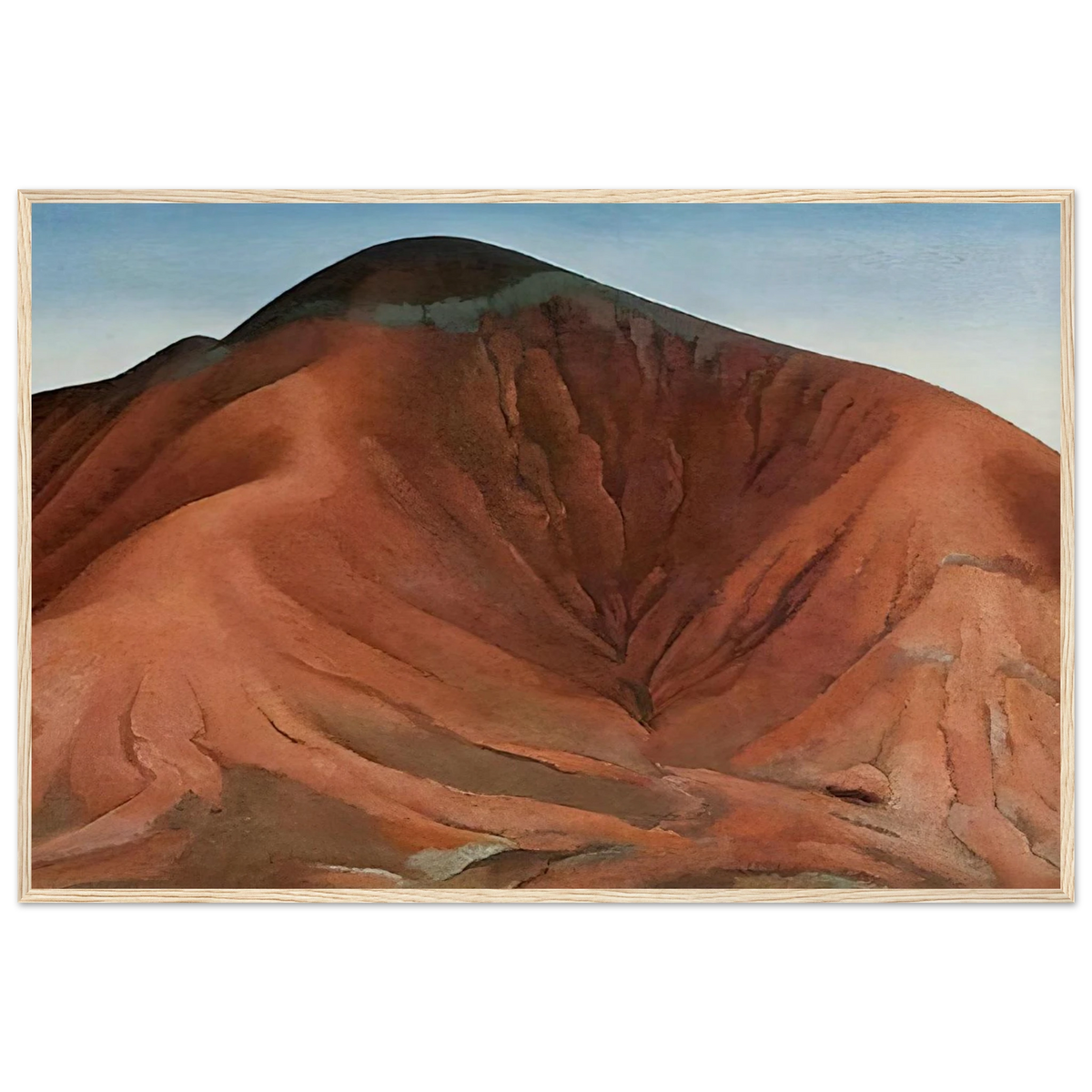 Small Purple Hills Framed Poster | Georgia O'Keeffe Framed Prints Wall Art | Georgia O Keeffe Prints