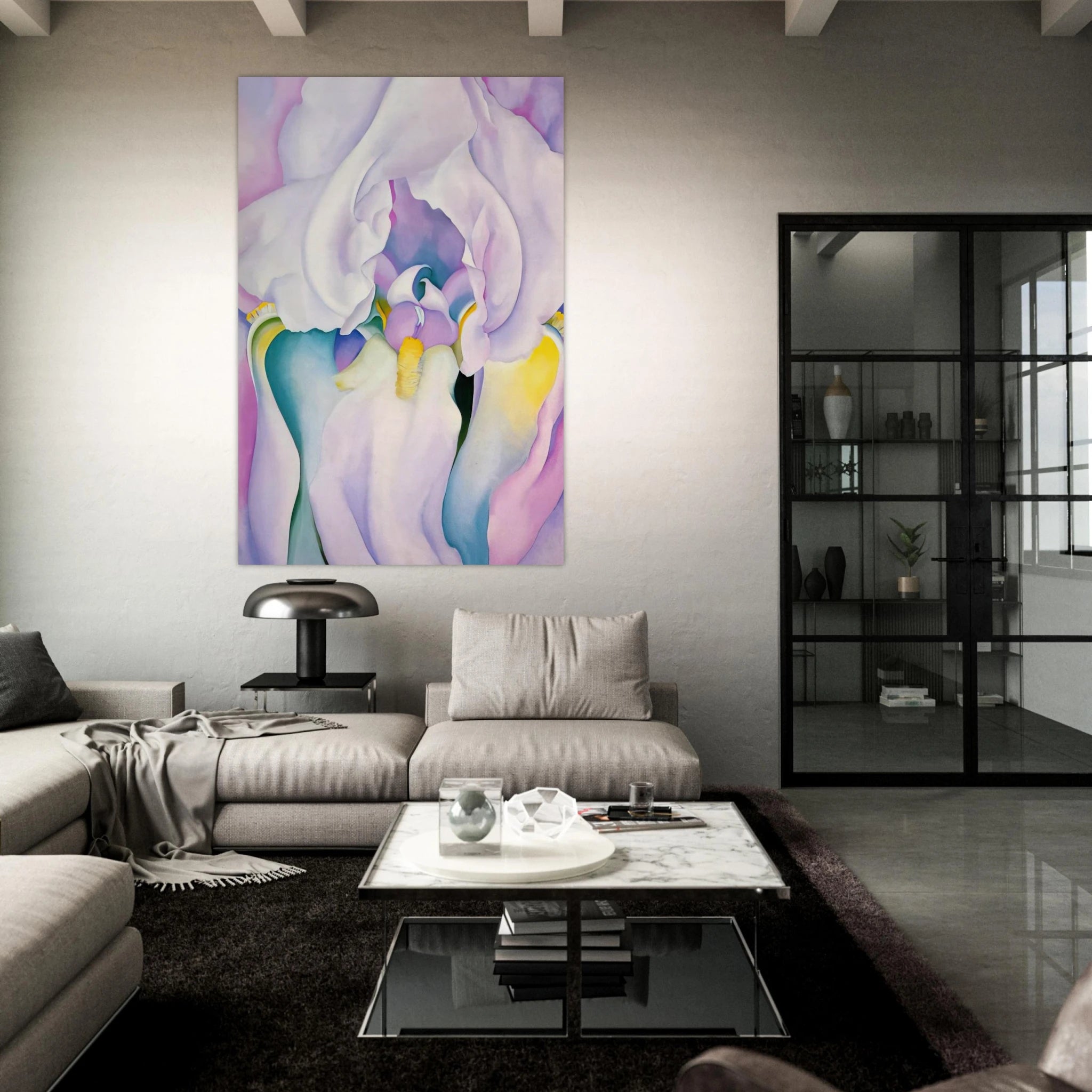 Light of Iris Poster | Georgia O'Keeffe Poster | Georgia O Keeffe Prints