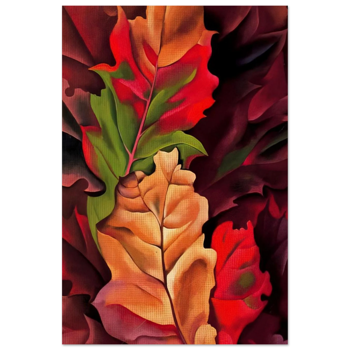 Autumn Leaves - Lake George, N.Y. Poster | Georgia O'Keeffe Poster | Georgia O Keeffe Prints