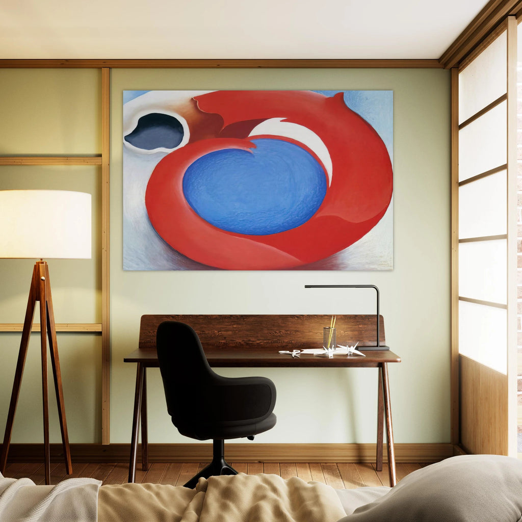 Goat's Horn With Red Poster | Georgia O'Keeffe Poster | Georgia O Keeffe Prints