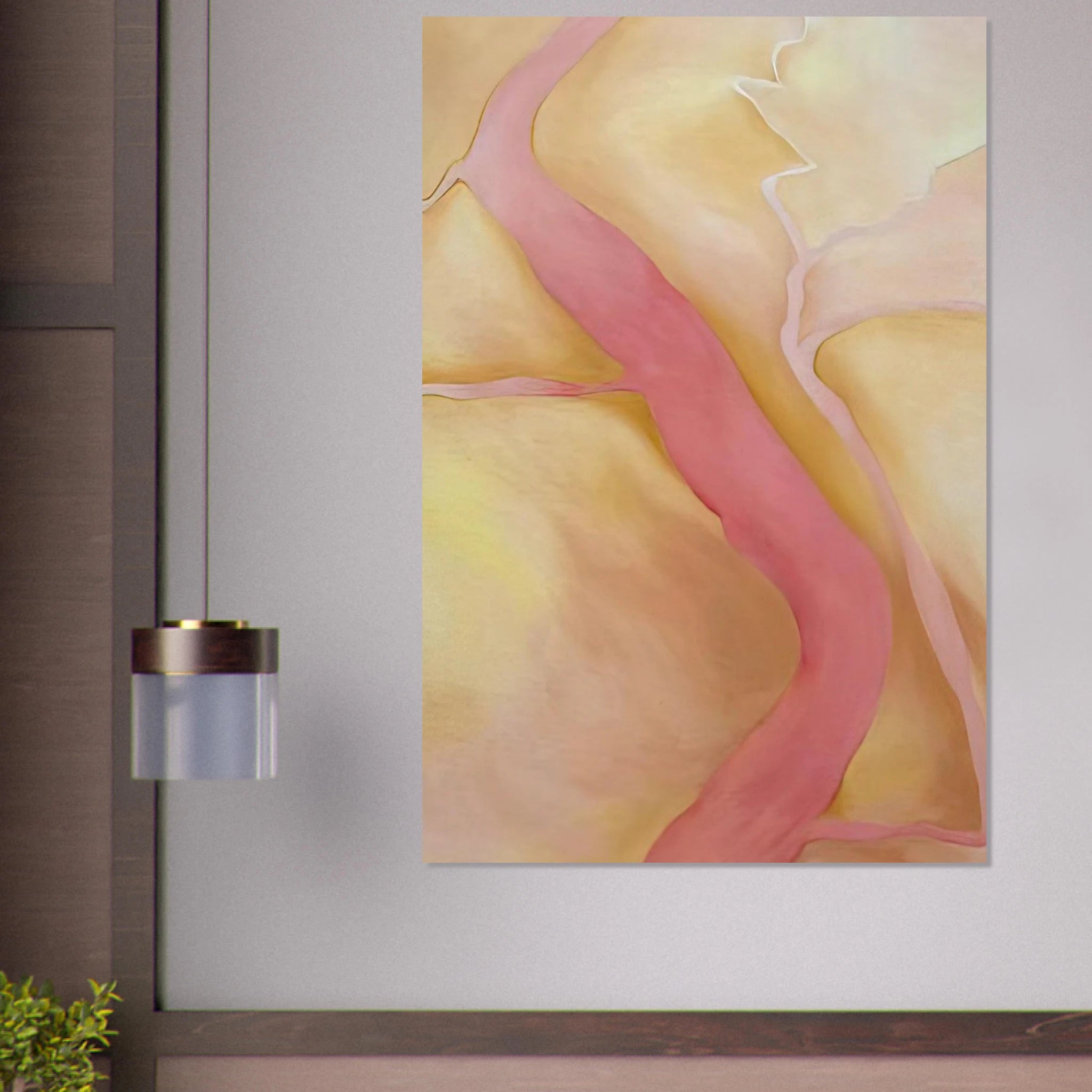 It Was Yellow and Pink II Poster | Georgia O'Keeffe Poster | Georgia O Keeffe Prints