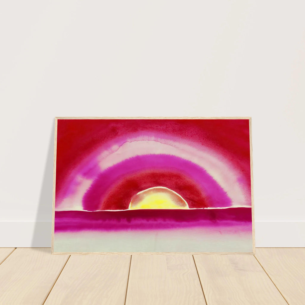 Sunrise Framed Poster | Georgia O'Keeffe Framed Prints Wall Art | Georgia O Keeffe Prints