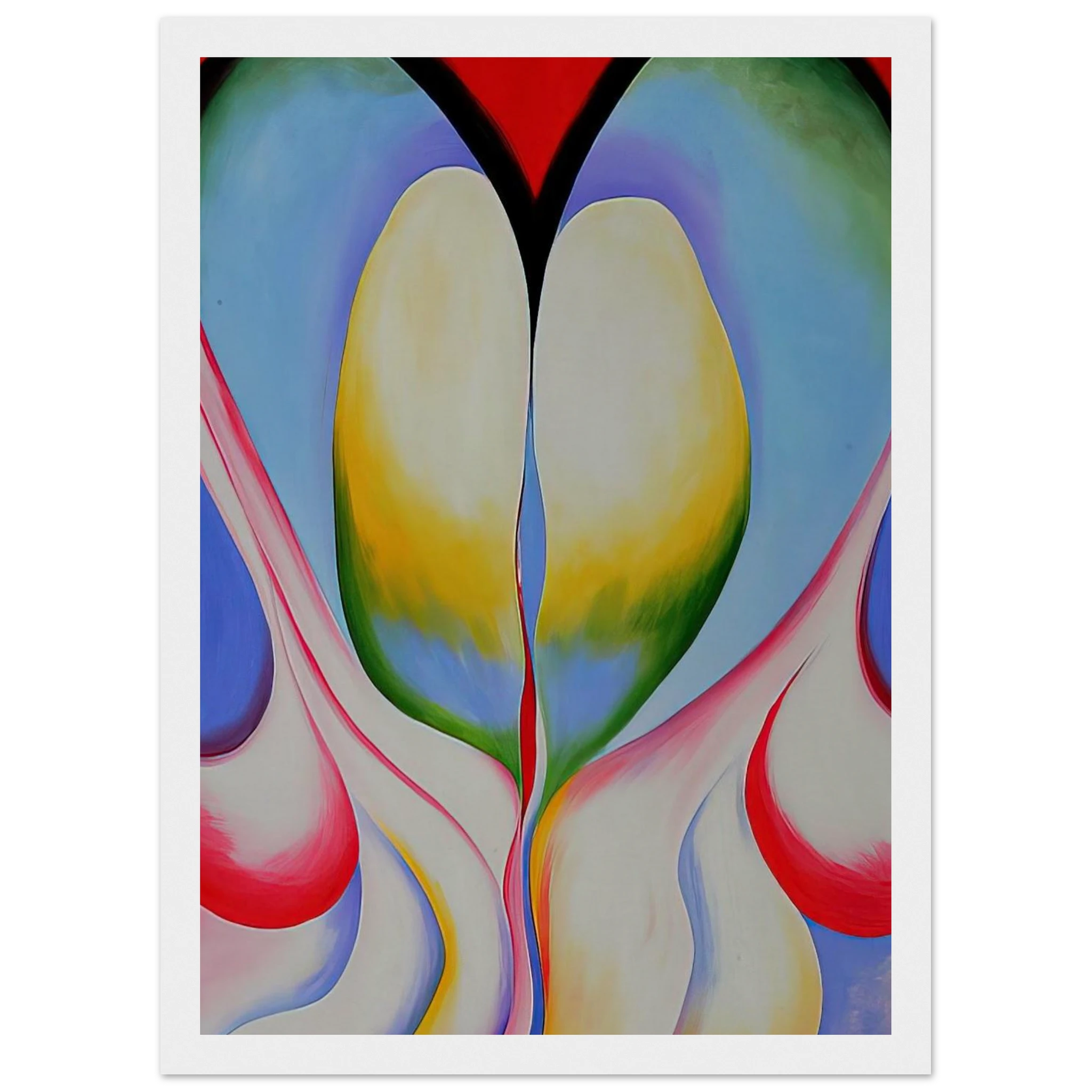 Series 1, No. 8 Framed Poster | Georgia O'Keeffe Framed Prints Wall Art | Georgia O Keeffe Prints