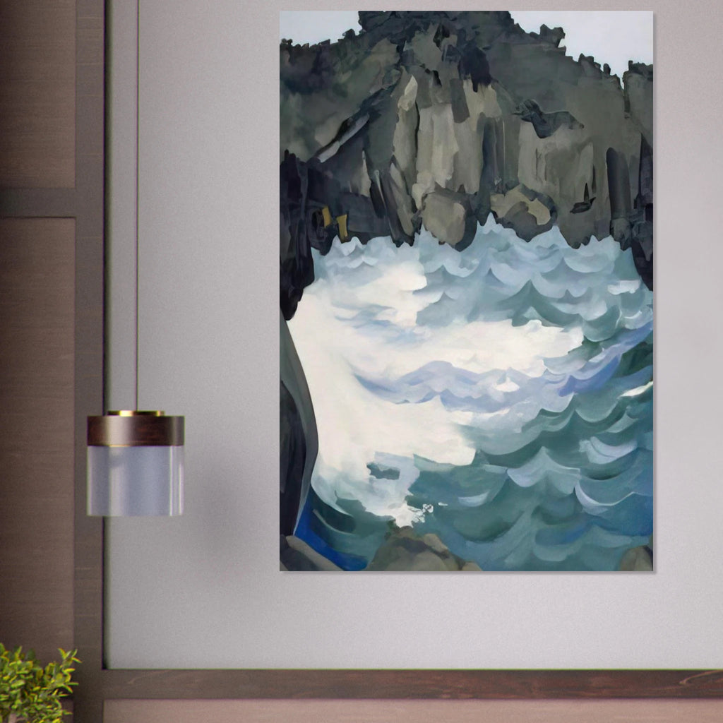 Black Lava Bridge, Hana Coast-No. I Poster | Georgia O'Keeffe Poster | Georgia O Keeffe Prints