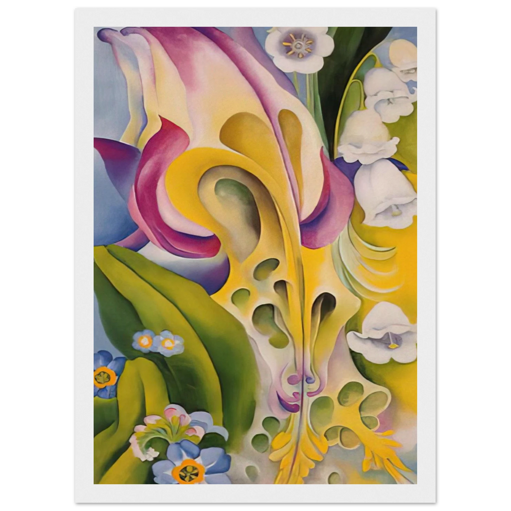 From the Old Garden No 2 Framed Poster | Georgia O'Keeffe Framed Prints Wall Art | Georgia O Keeffe Prints