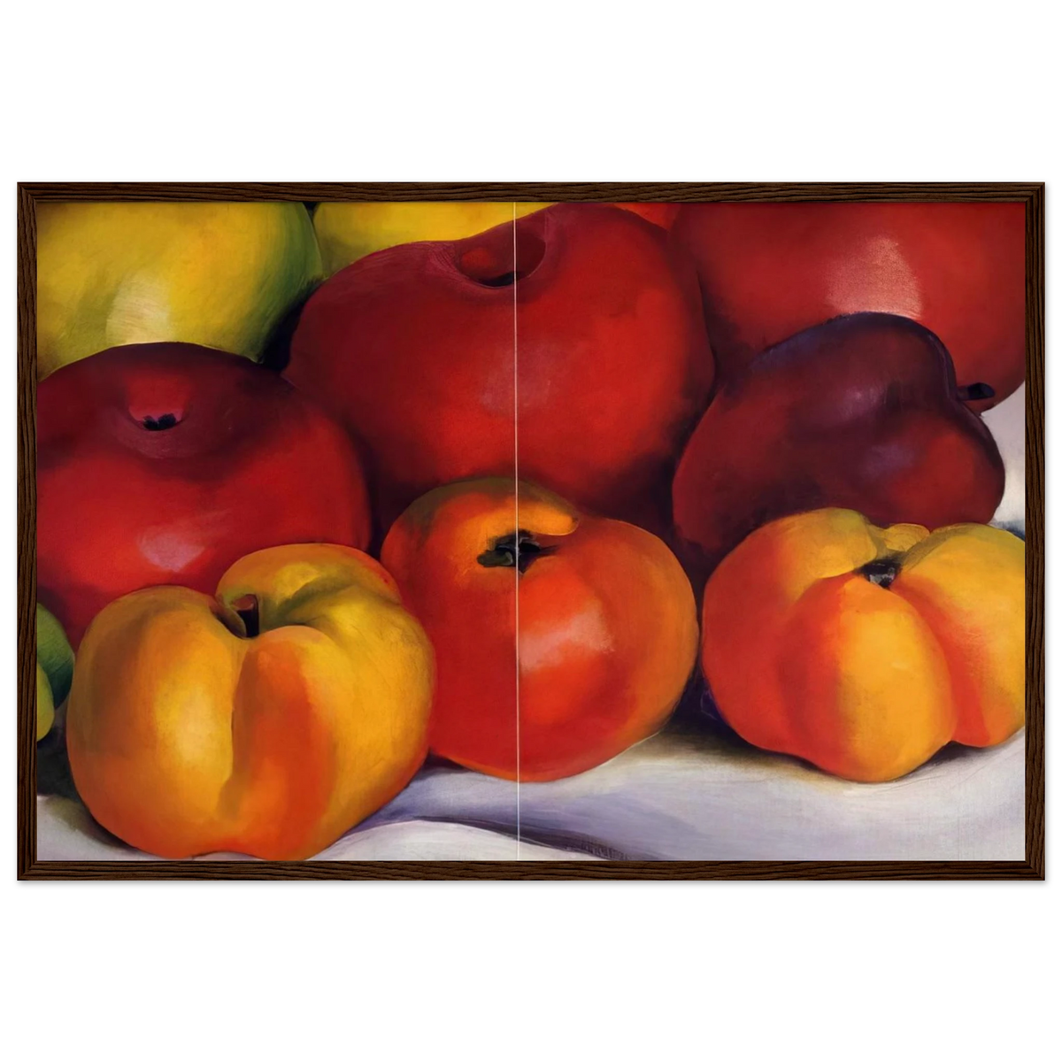 Apple Family Framed Poster | Georgia O'Keeffe Framed Prints Wall Art | Georgia O Keeffe Prints