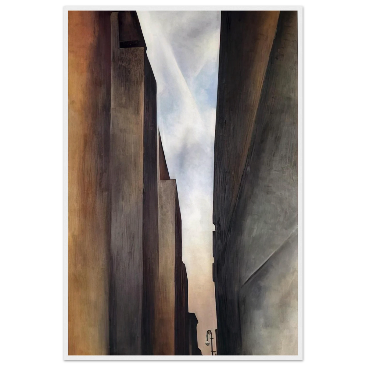 Street of New York II Framed Poster | Georgia O'Keeffe Framed Prints Wall Art | Georgia O Keeffe Prints