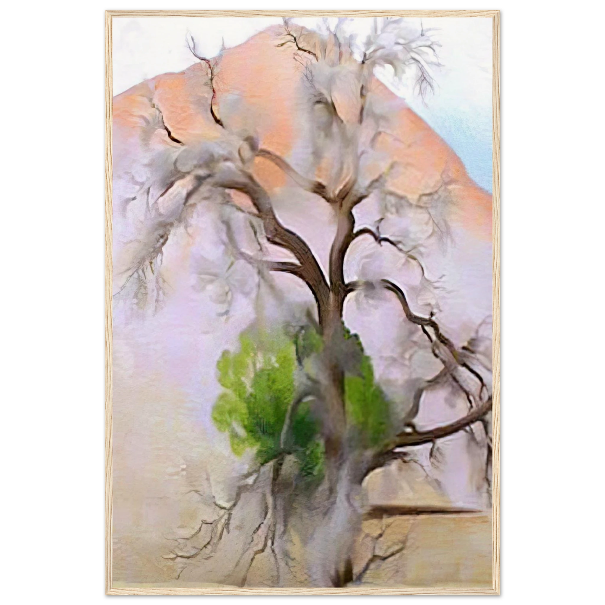 Pinons with Cedar Framed Poster | Georgia O'Keeffe Framed Prints Wall Art | Georgia O Keeffe Prints