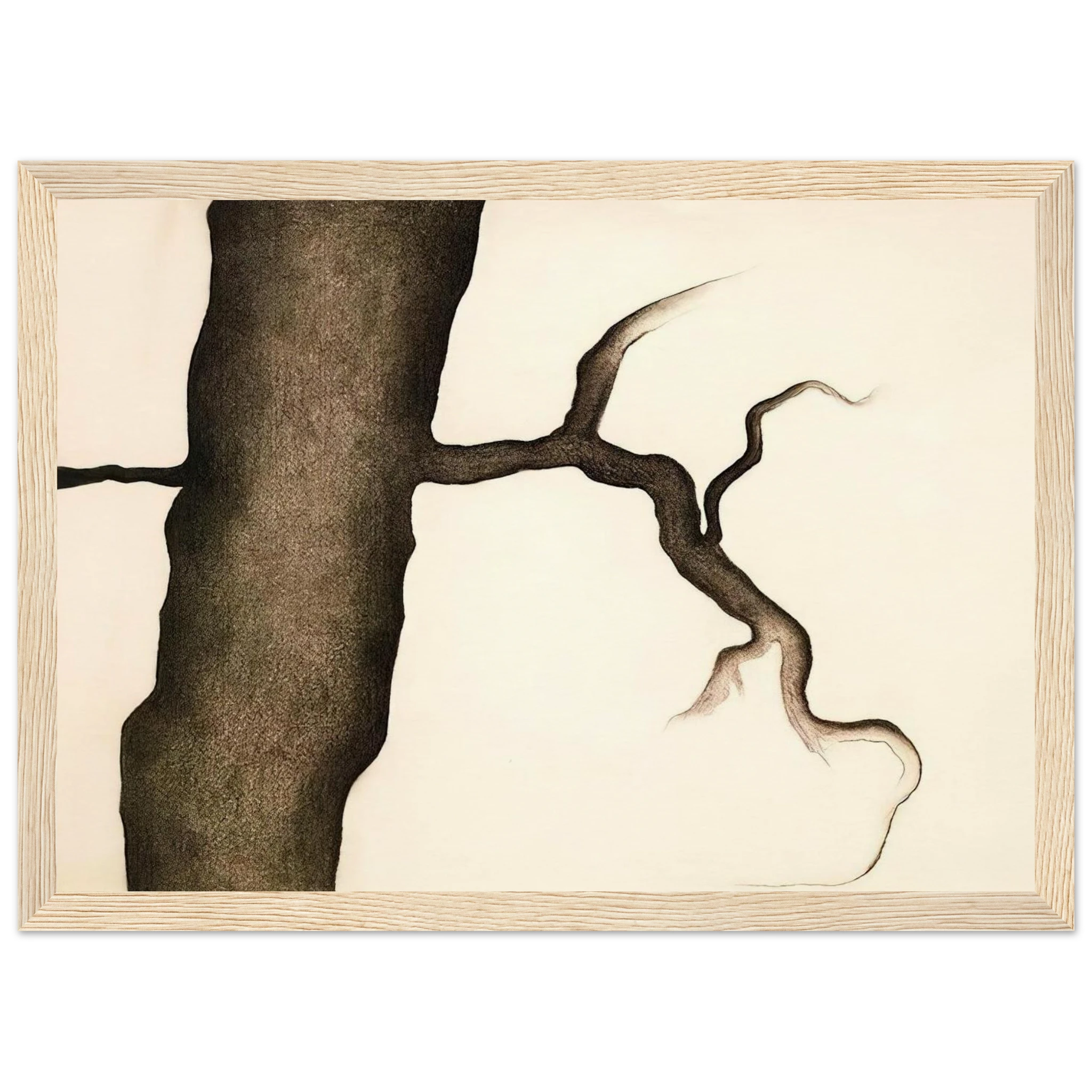 Drawing III Framed Poster | Georgia O'Keeffe Framed Prints Wall Art | Georgia O Keeffe Prints