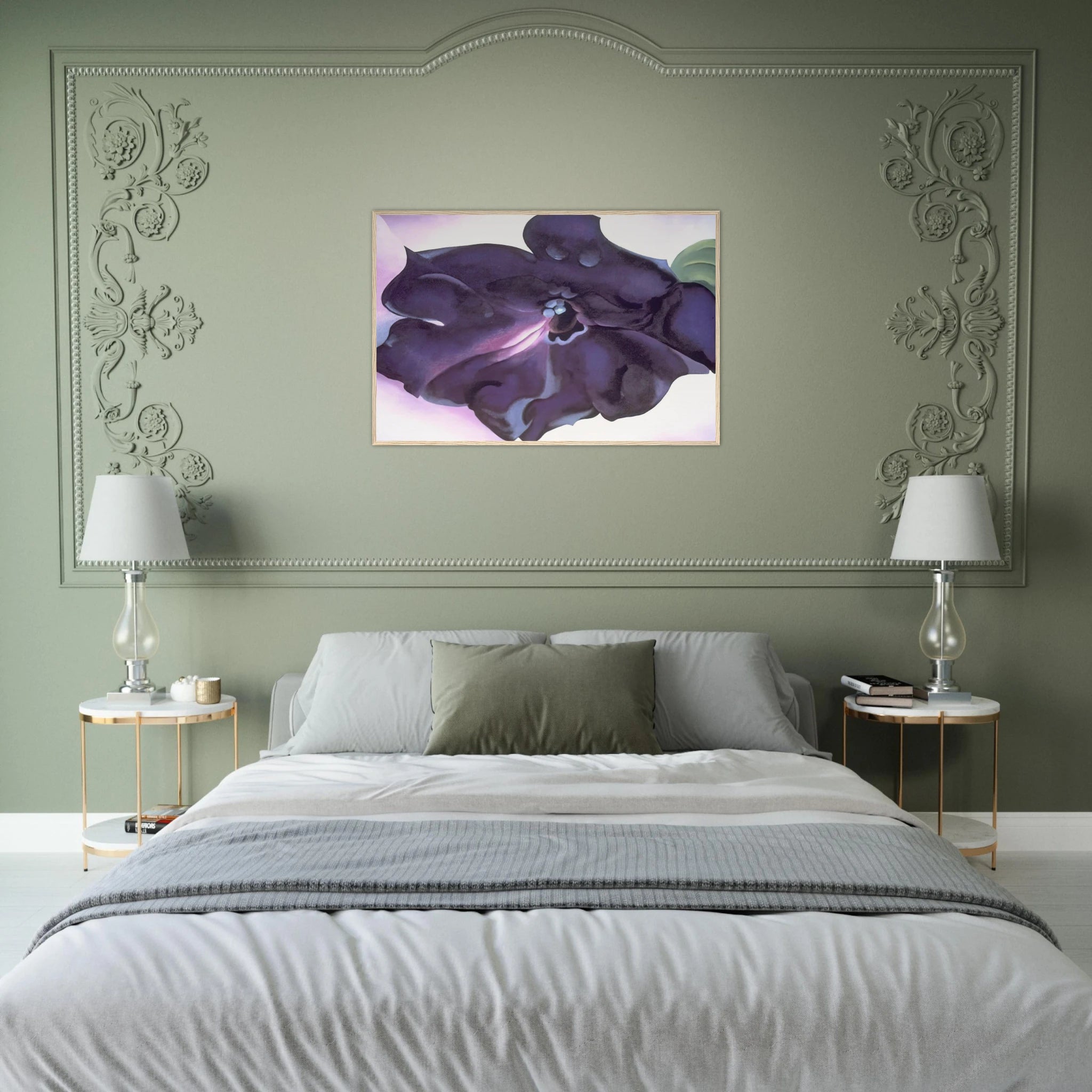 Petunia Framed Poster | Georgia O'Keeffe Framed Prints Wall Art | Georgia O Keeffe Prints
