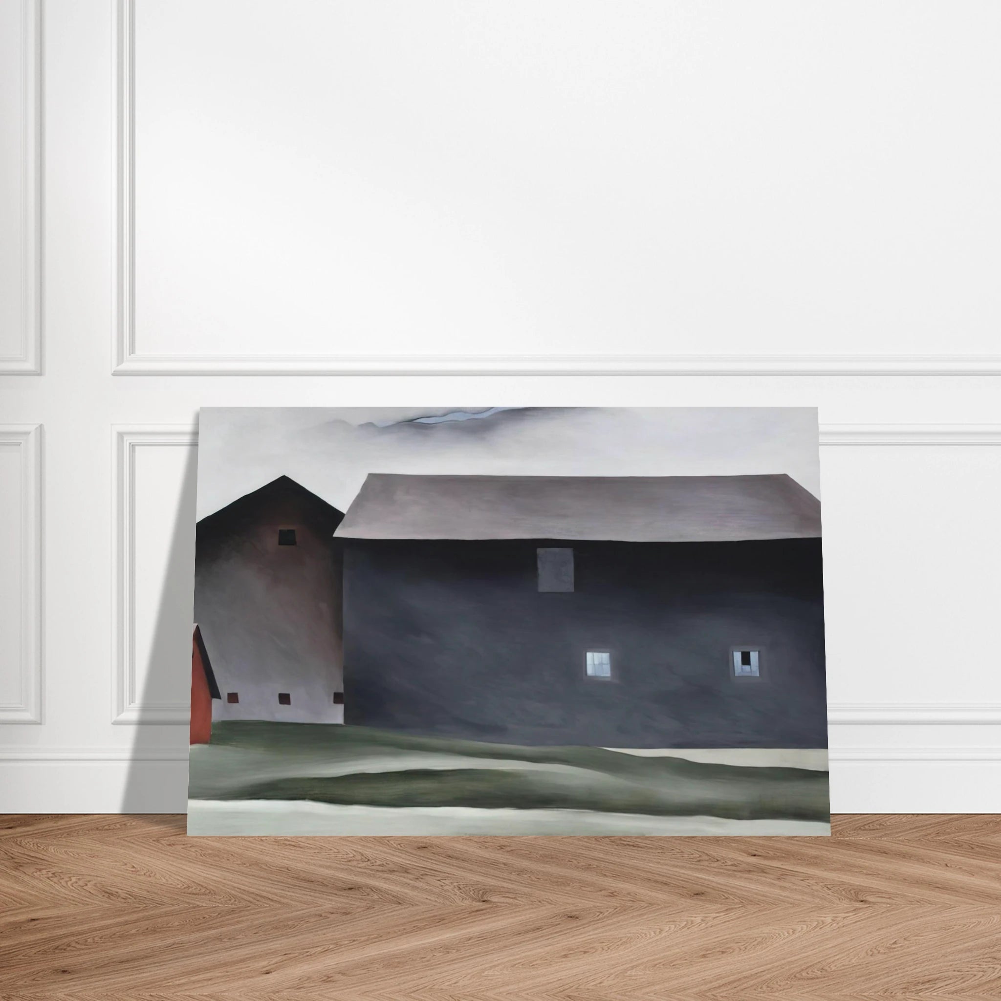 Lake George Barns Poster | Georgia O'Keeffe Poster | Georgia O Keeffe Prints