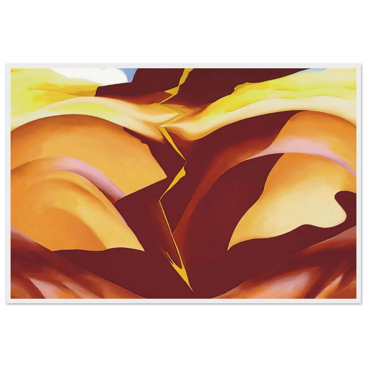 Black Place IV Framed Poster | Georgia O'Keeffe Framed Prints Wall Art | Georgia O Keeffe Prints