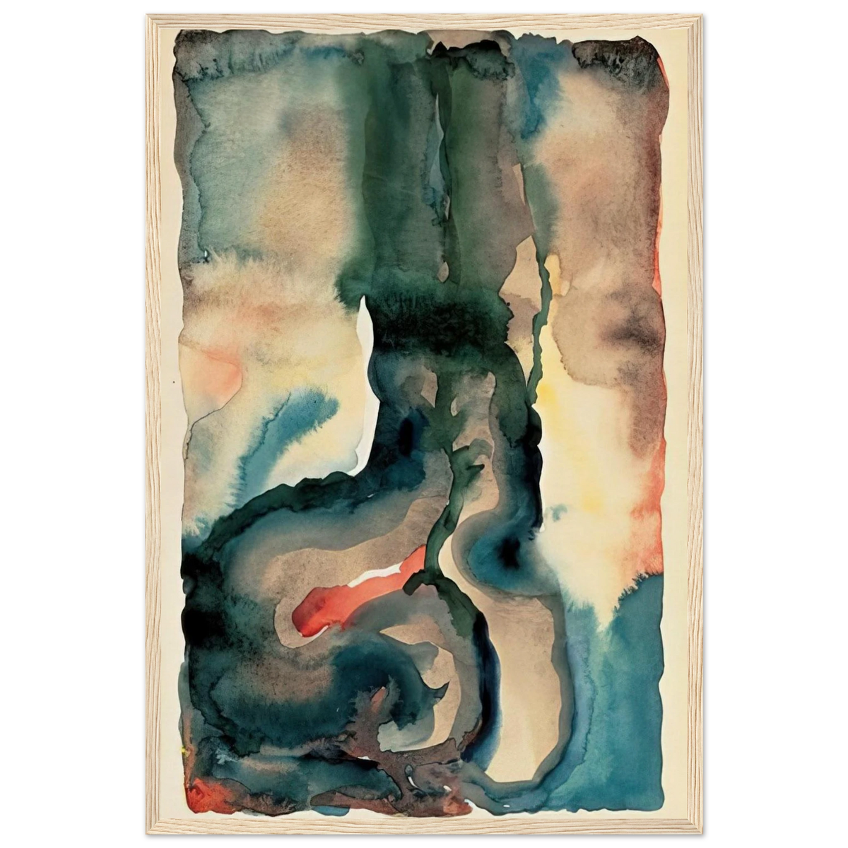Portrait No. III Framed Poster | Georgia O'Keeffe Framed Prints Wall Art | Georgia O Keeffe Prints