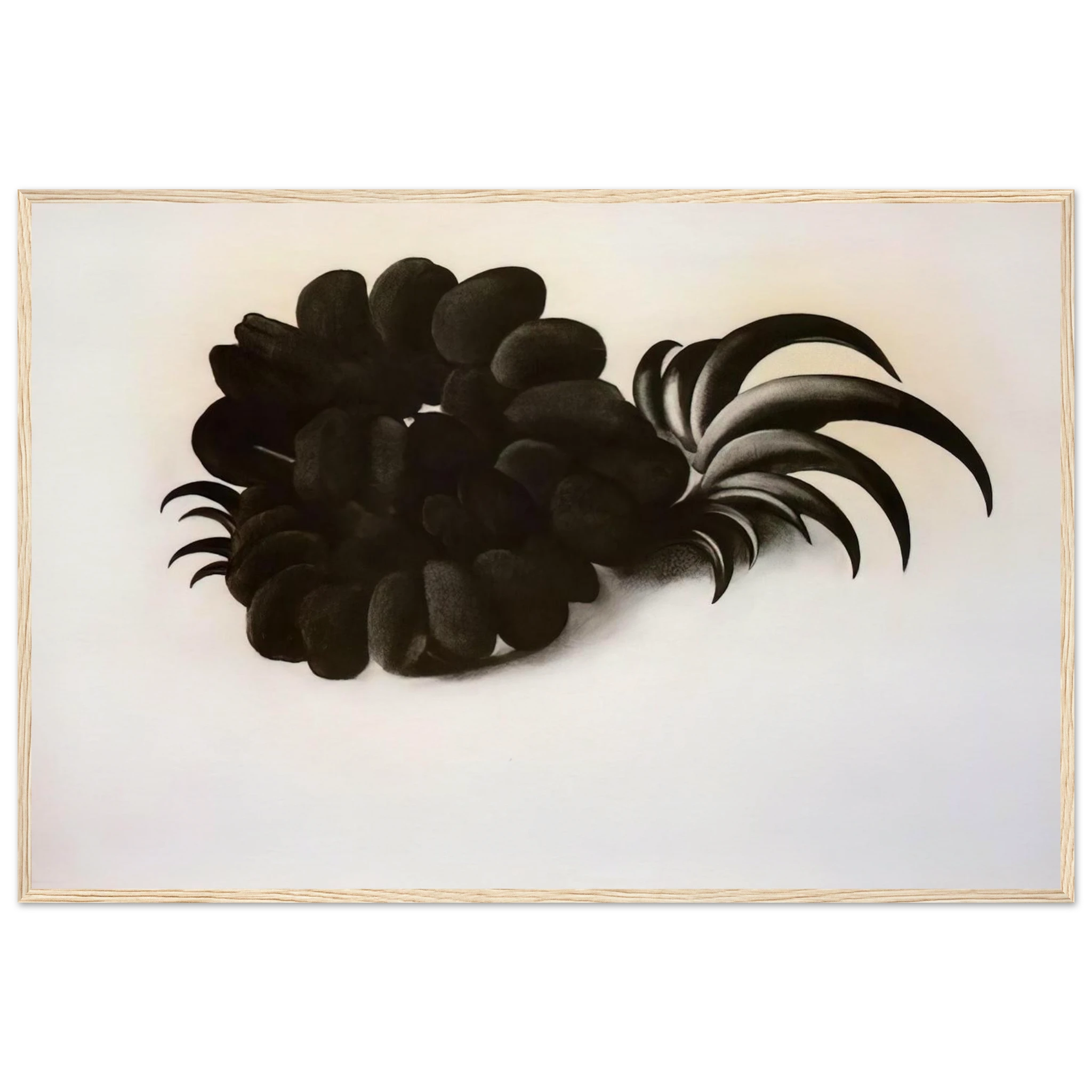Eagle Claw and Bean Necklace Framed Poster | Georgia O'Keeffe Framed Prints Wall Art | Georgia O Keeffe Prints