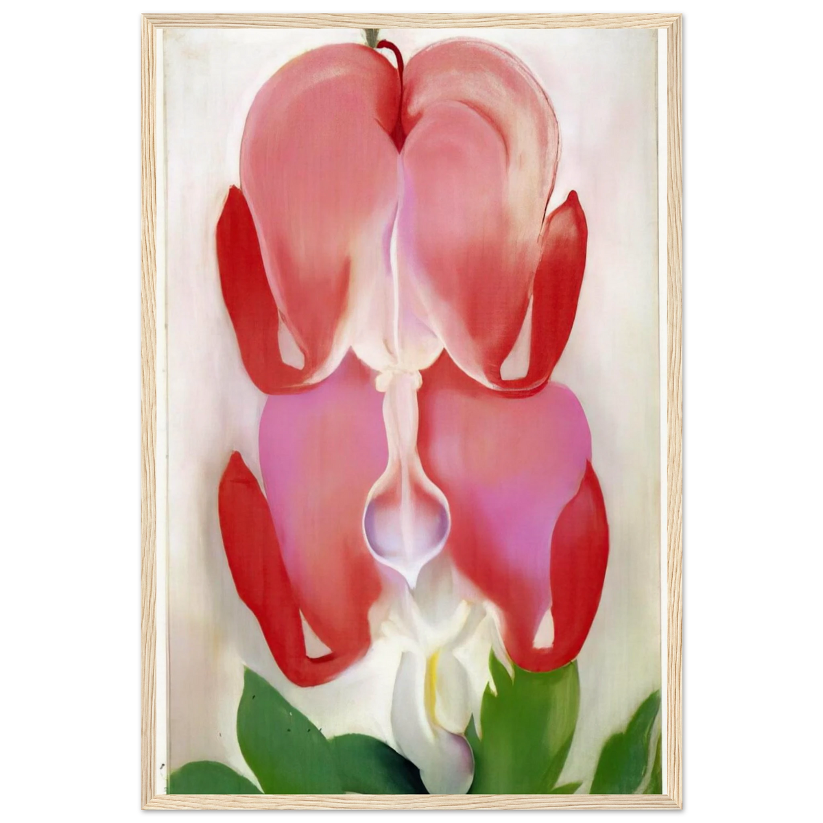 Bleeding Heart Framed Poster | Georgia O'Keeffe Framed Prints Wall Art | Georgia O Keeffe Prints