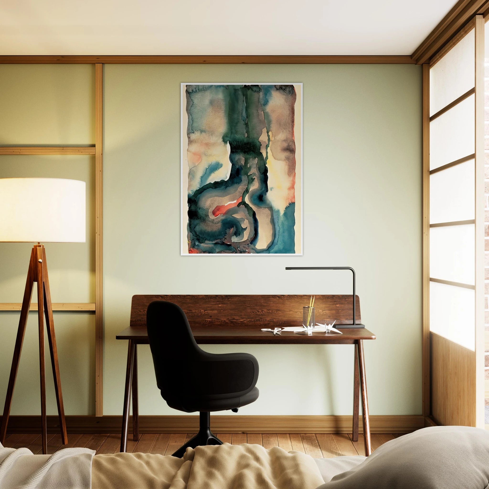 Portrait No. III Framed Poster | Georgia O'Keeffe Framed Prints Wall Art | Georgia O Keeffe Prints