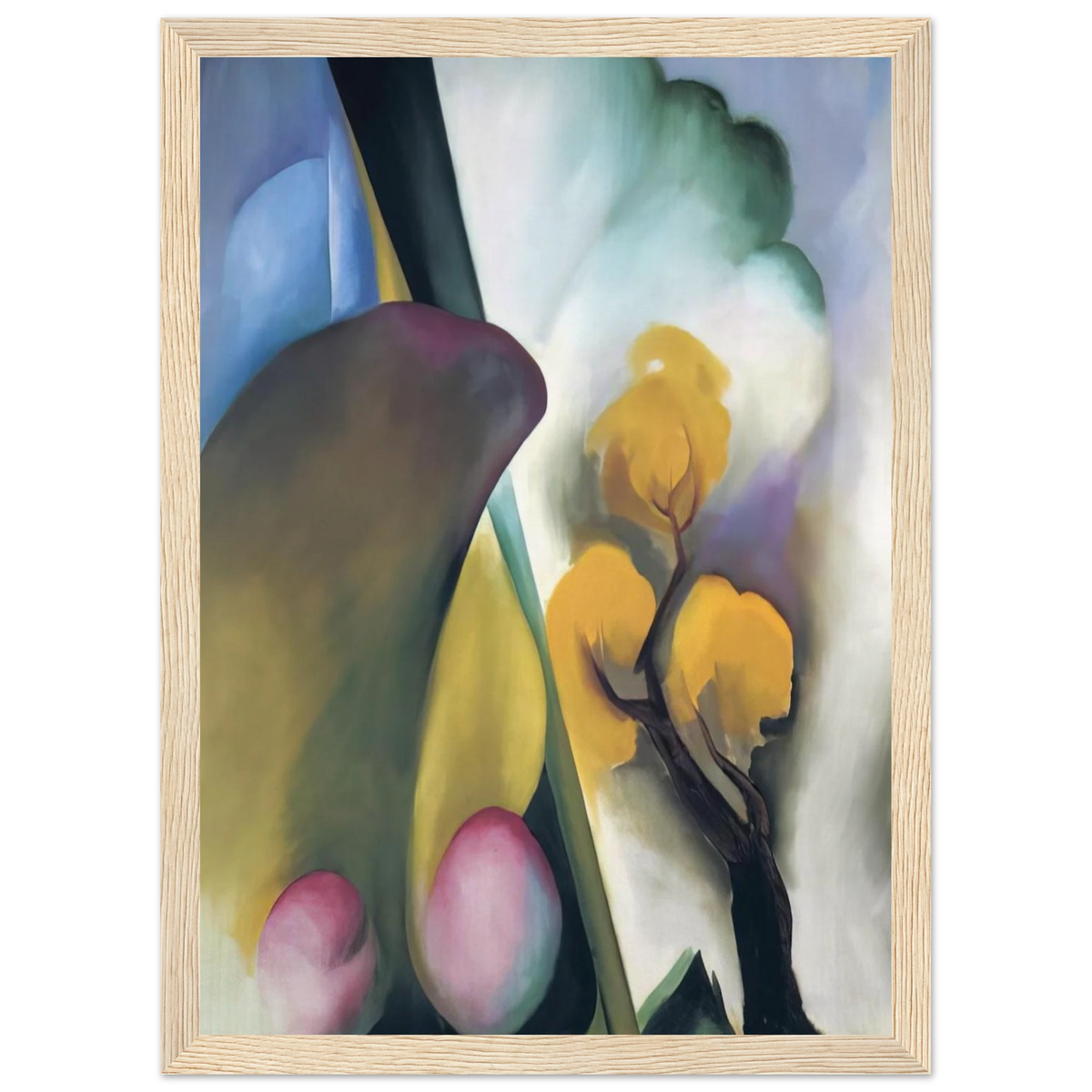Spring Framed Poster | Georgia O'Keeffe Framed Prints Wall Art | Georgia O Keeffe Prints