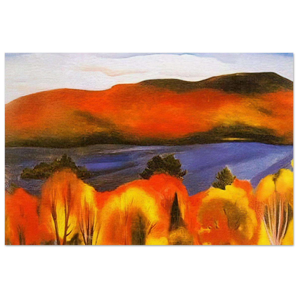 Lake George, Autumn Poster | Georgia O'Keeffe Poster | Georgia O Keeffe Prints